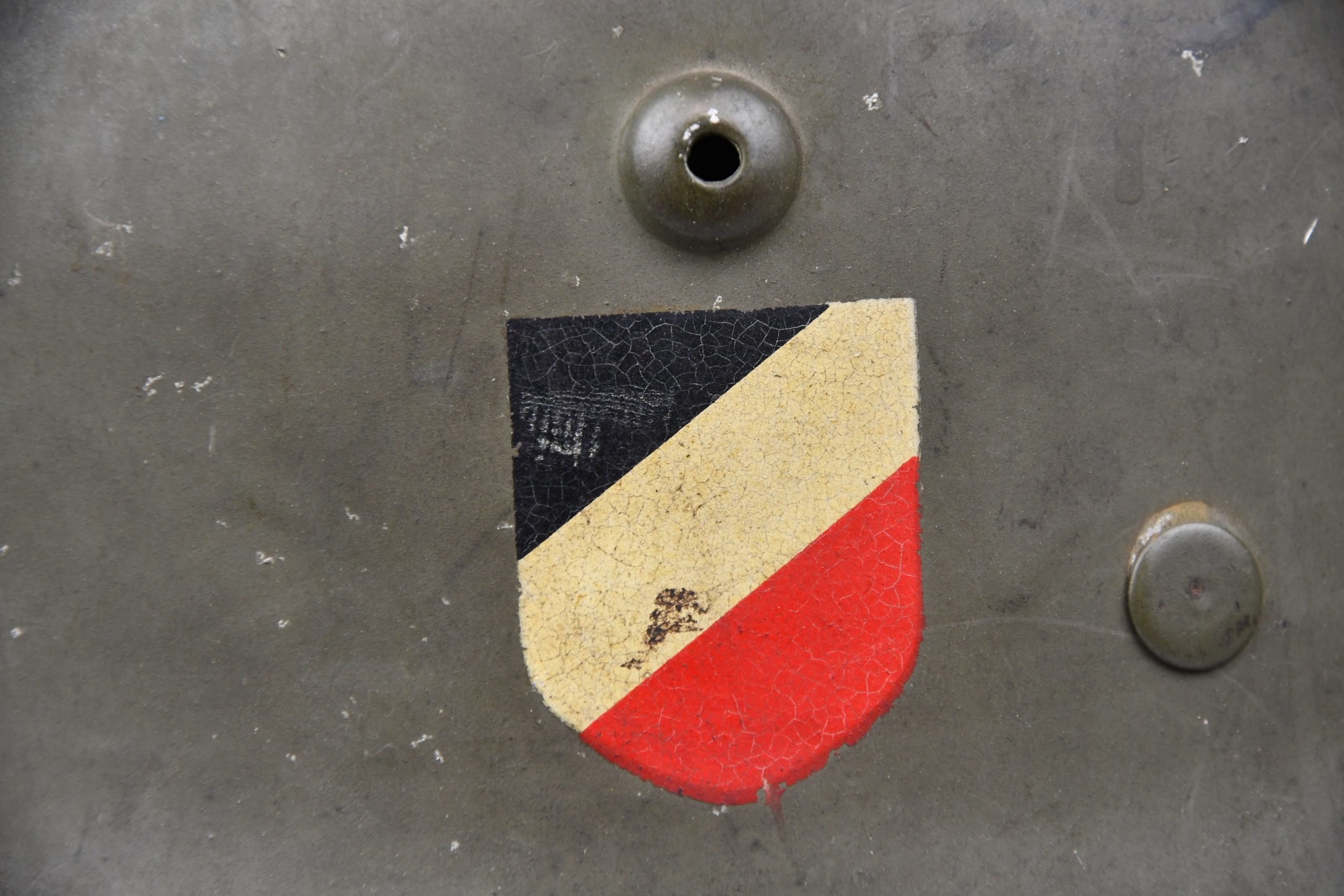 RARE army (Heer) double decal aluminum parade helmet — image 5