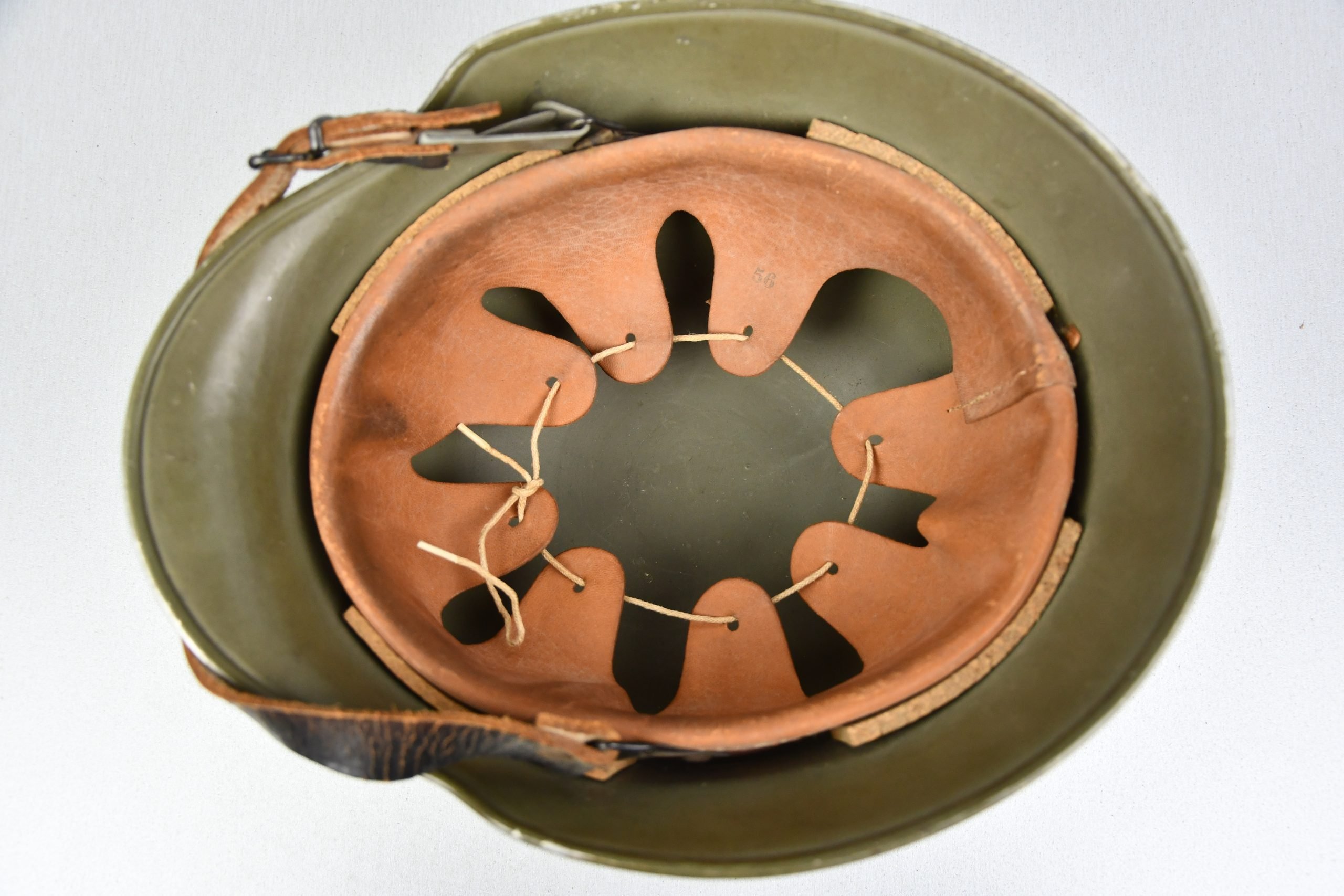 RARE army (Heer) double decal aluminum parade helmet — image 8