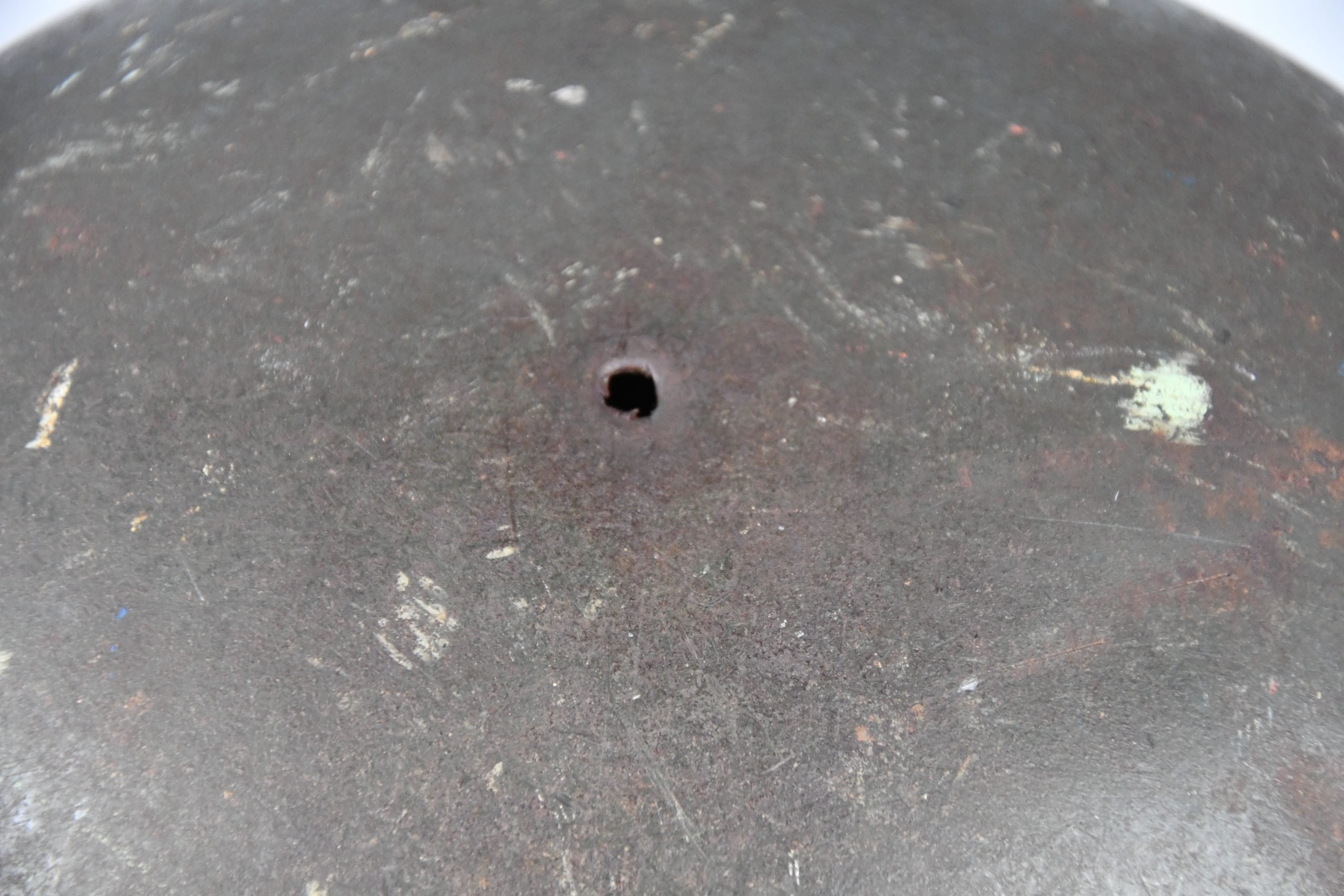 M40 Polizei double decal steel helmet SE64 — image 9