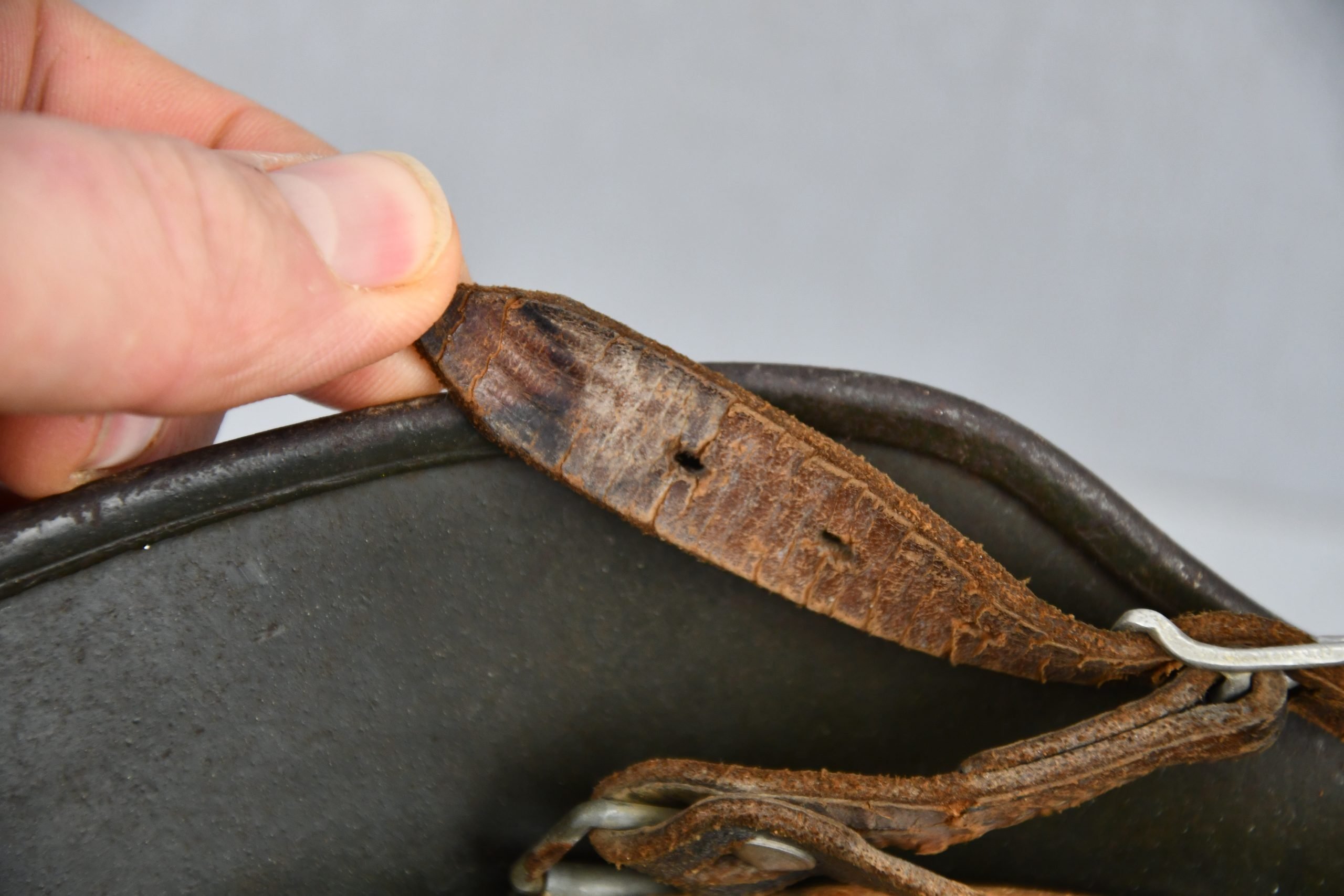 M40 Polizei double decal steel helmet SE64 — image 15