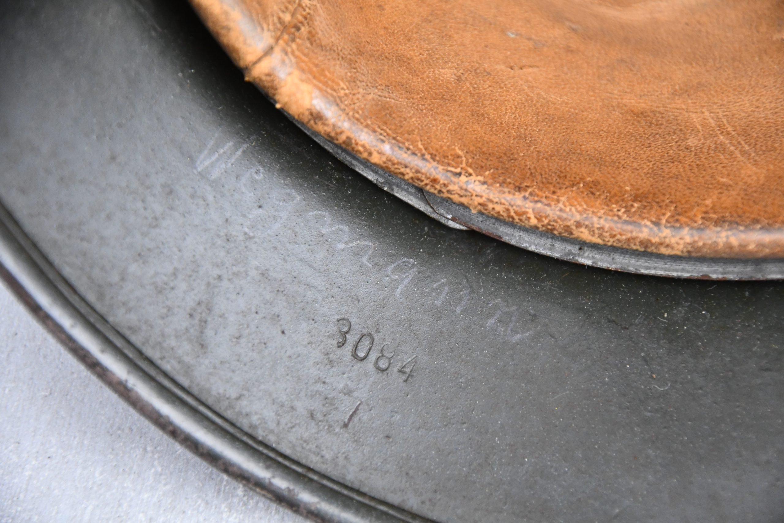 M40 Polizei double decal steel helmet SE64 — image 20