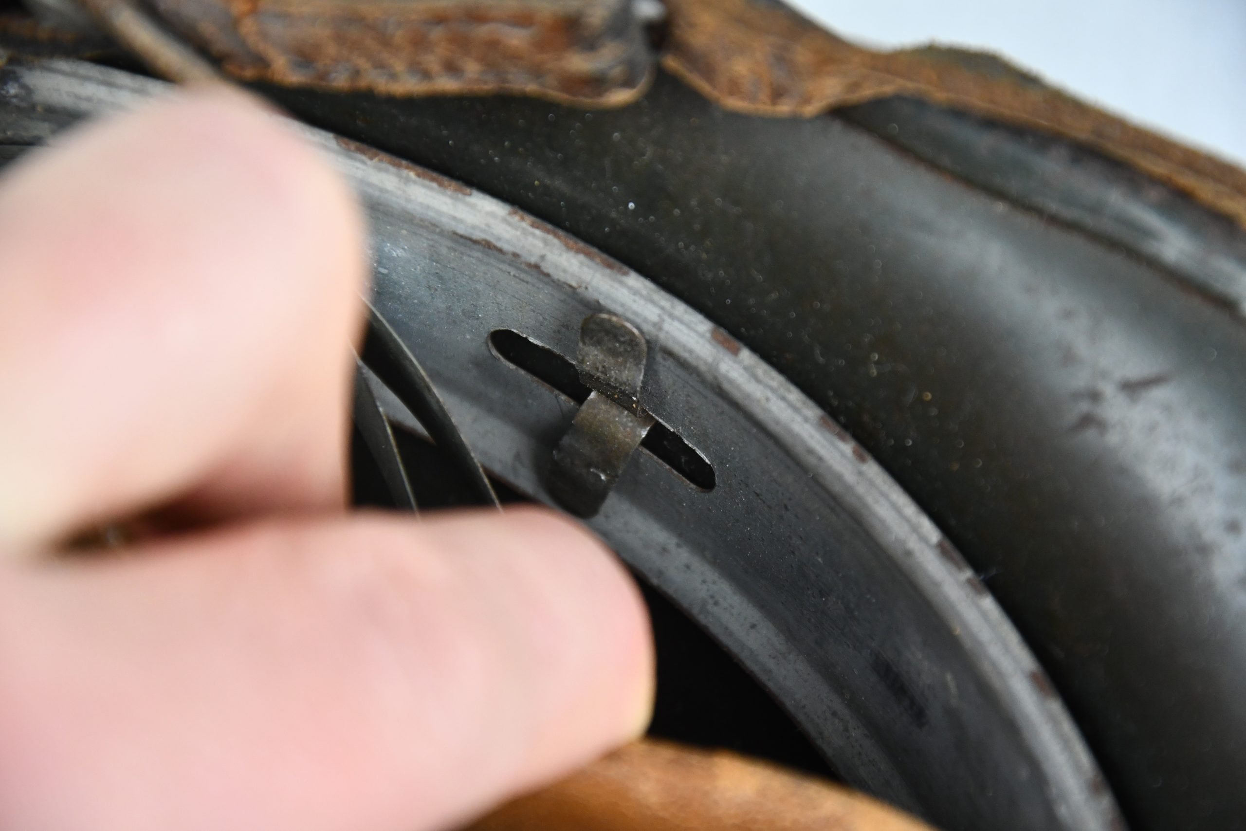 M40 Polizei double decal steel helmet SE64 — image 24