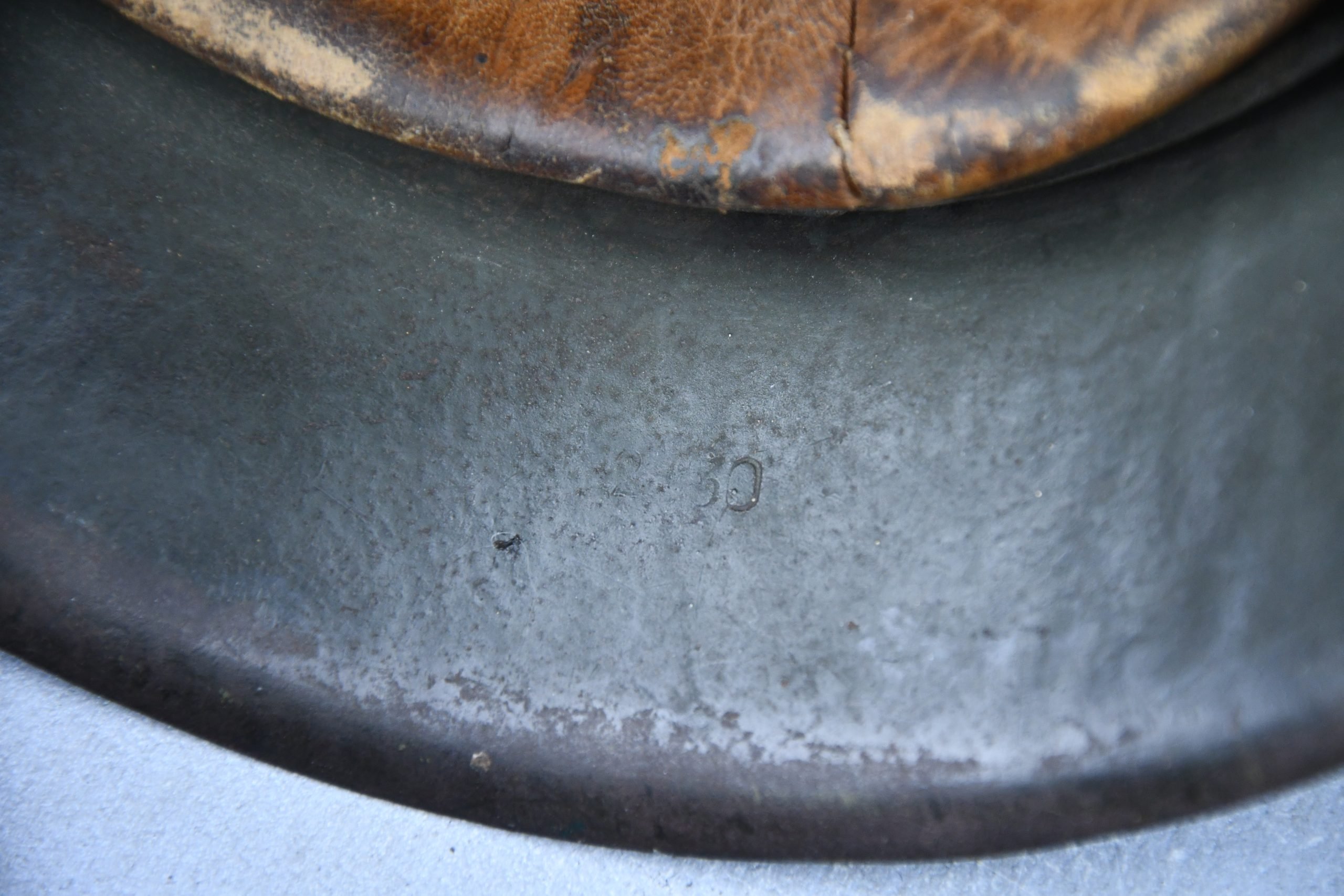 M42 army (Heer) single decal steel helmet ET62 — image 11