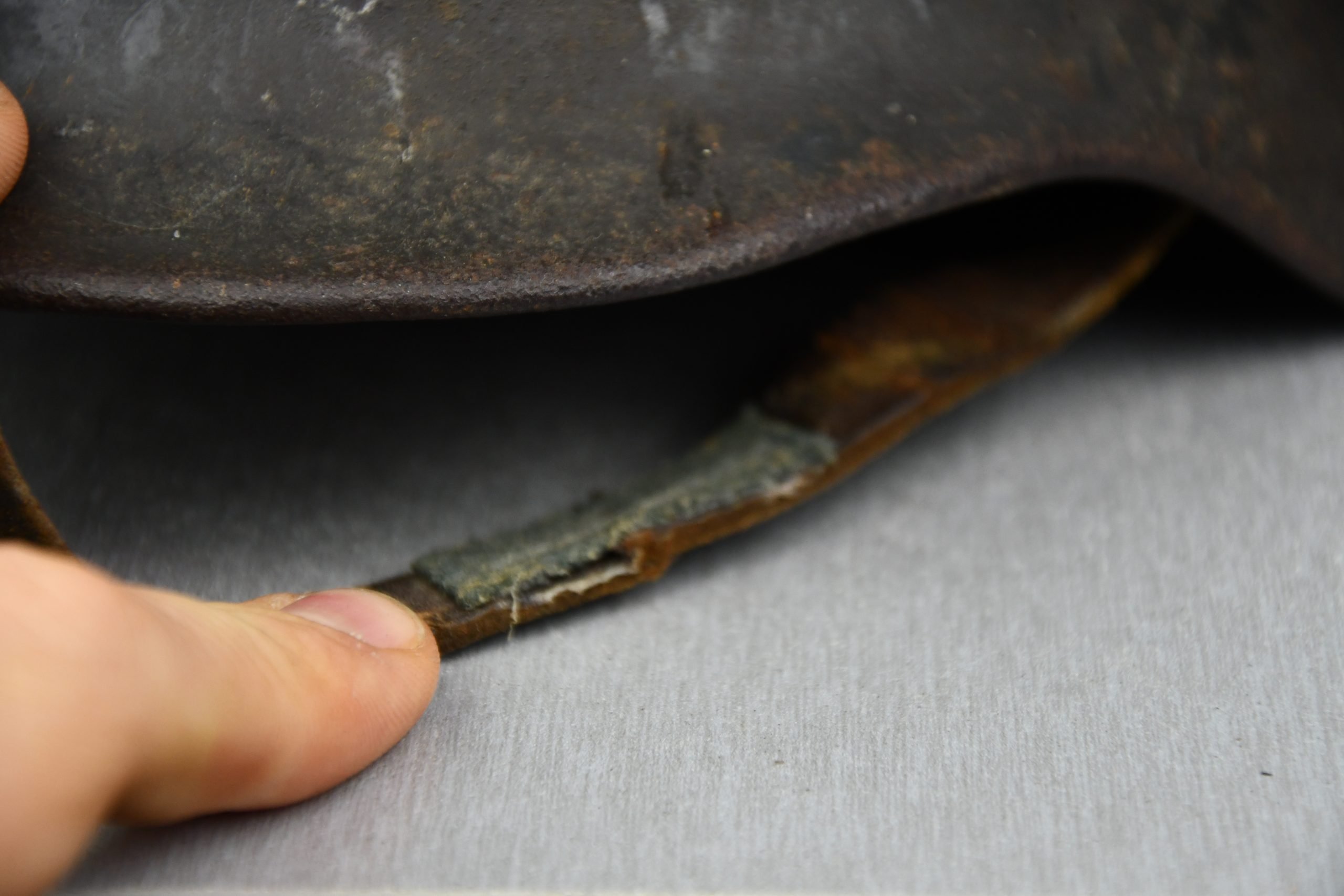 M35 Luftwaffe ex-double decal reissued steel helmet ET62 — image 6