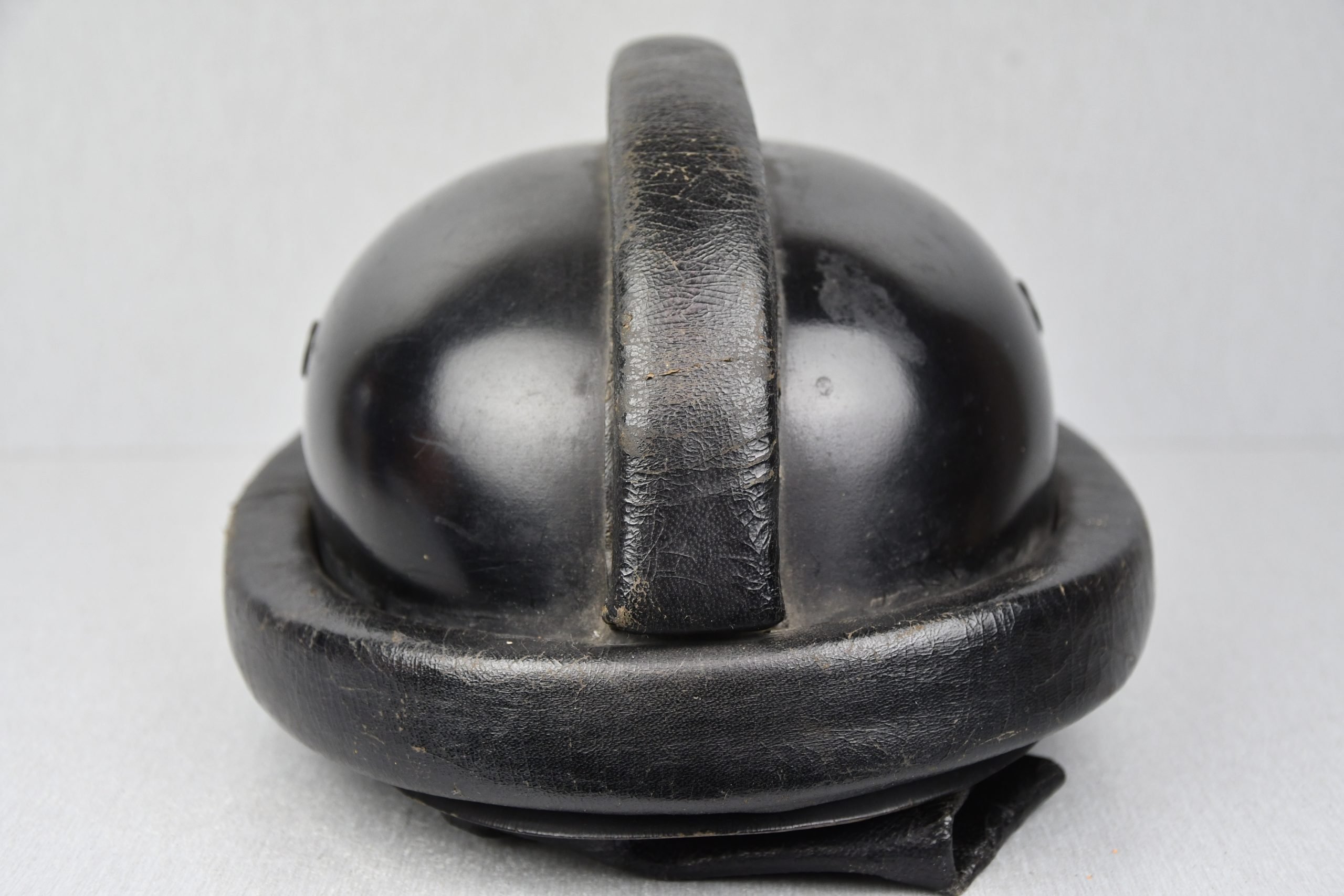 NSKK first pattern Leather motorcycle crash helmet by Erel — image 10