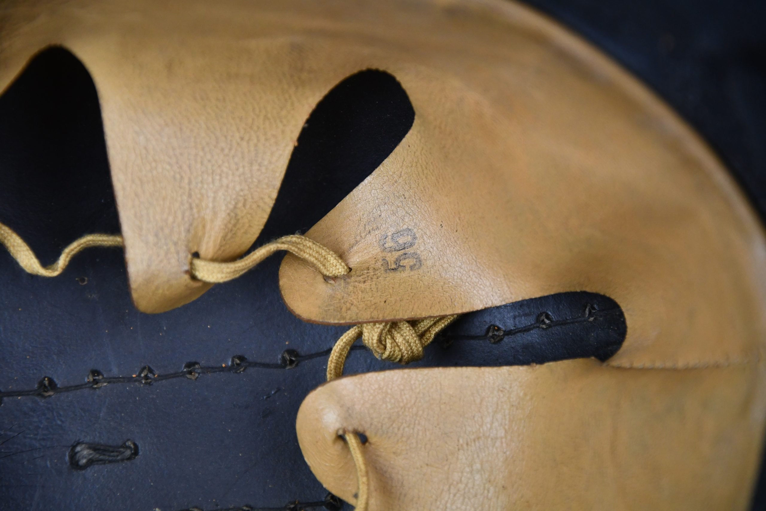 NSKK first pattern Leather motorcycle crash helmet by Erel — image 15