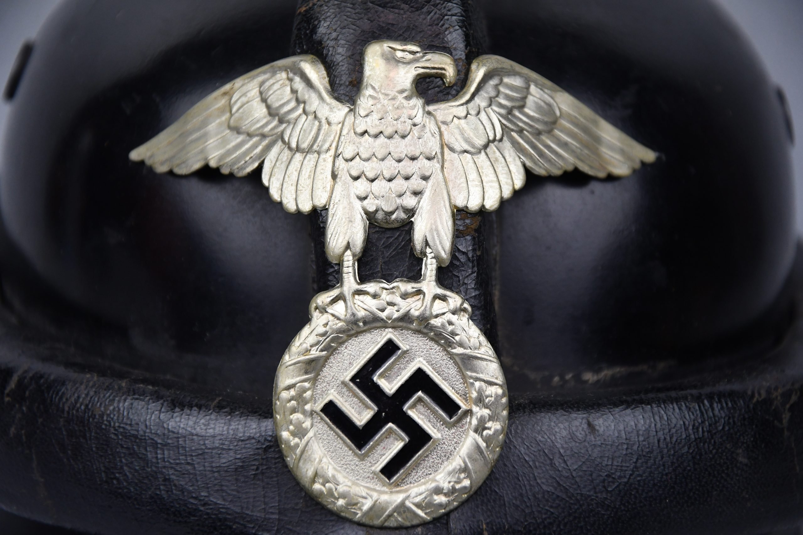 NSKK first pattern Leather motorcycle crash helmet by Erel — image 6