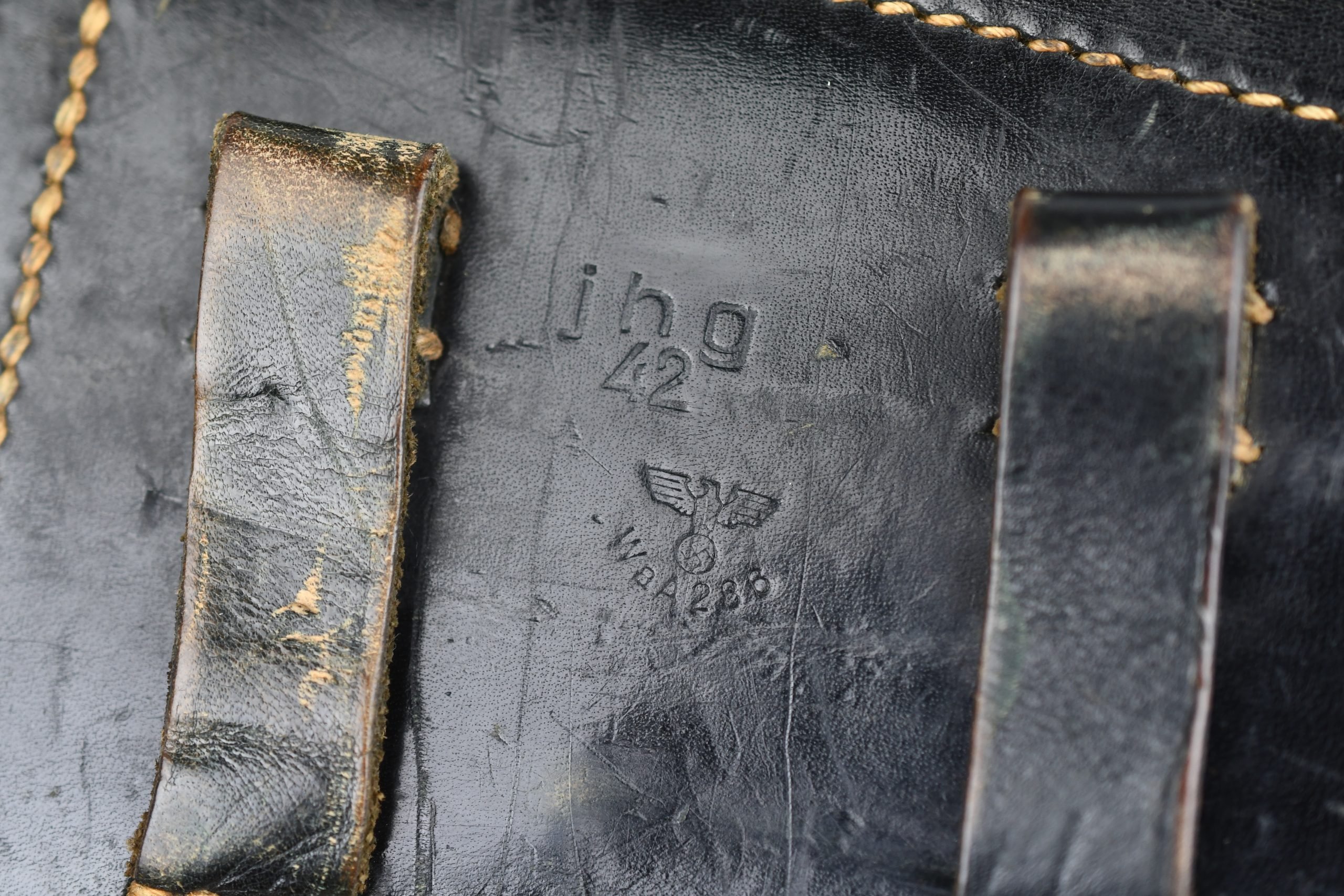 Wehrmacht P.08 Luger holster by 'jhg' 1942 — image 6