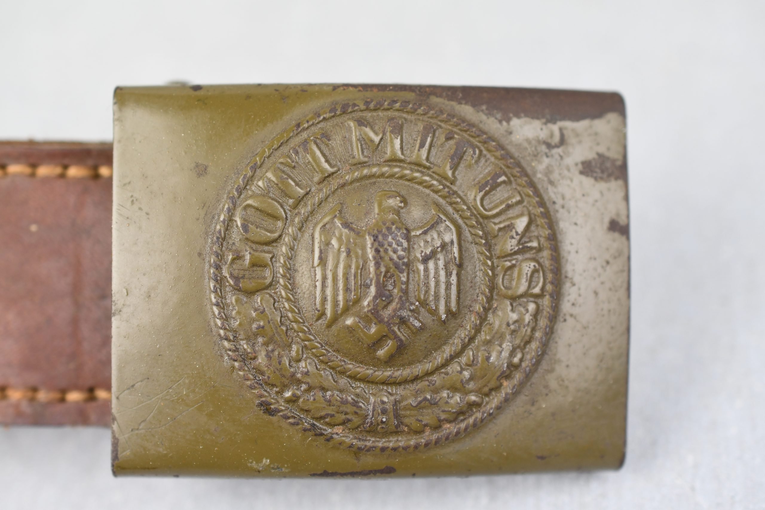 Army (Heer) steel belt buckle by Richard Sieper & Söhne 1942 — image 2