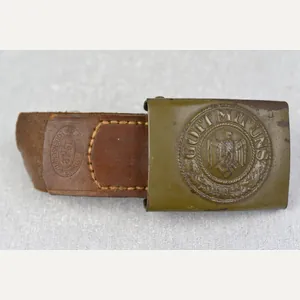 Army (Heer) steel belt buckle by Richard Sieper & Söhne …