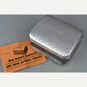 RARE Wehrmacht 'Mica' mess kit insert with personal items