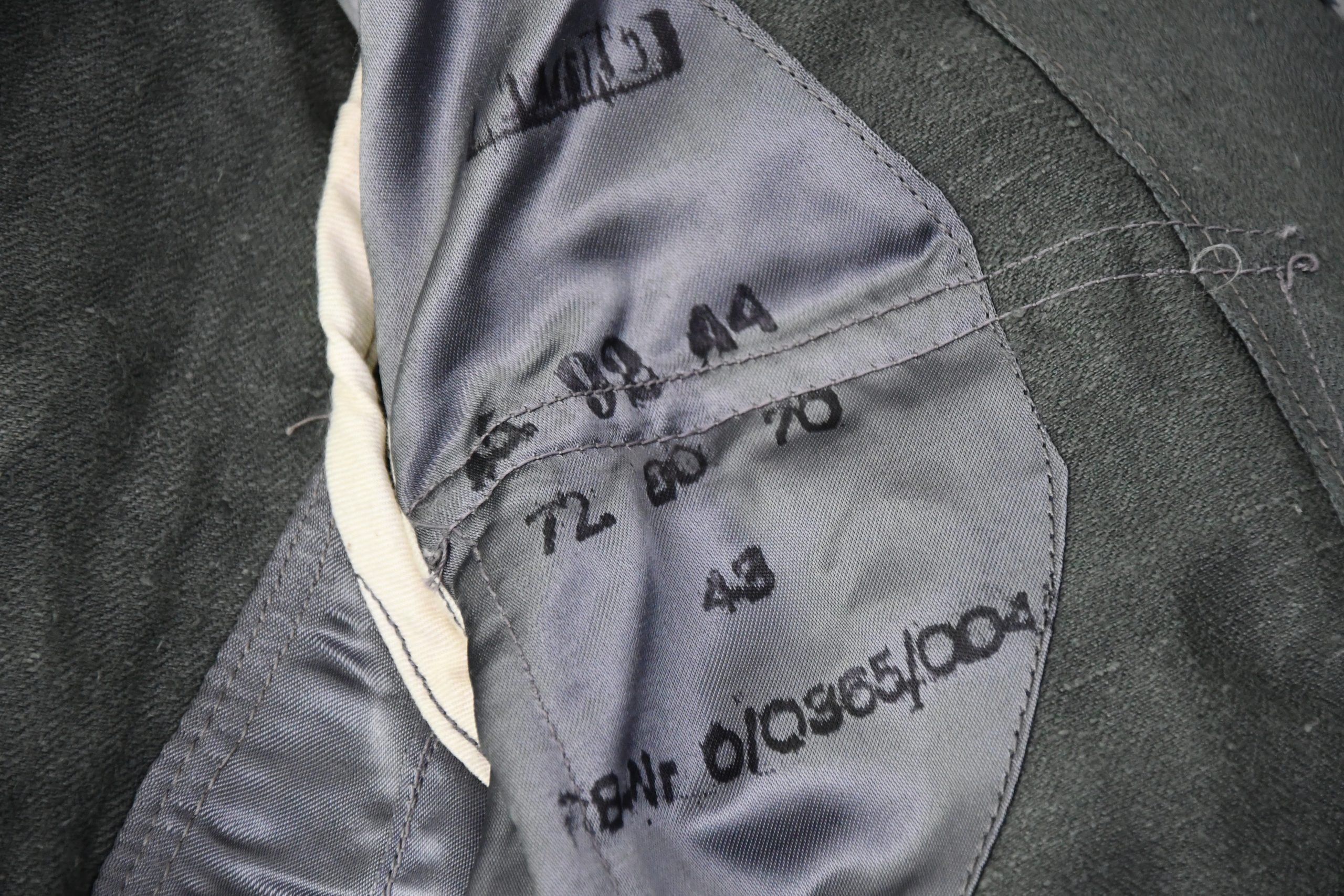 MINT M43 Luftwaffe field division Feldbluse in green hbt with RBNr. 1943 — image 10