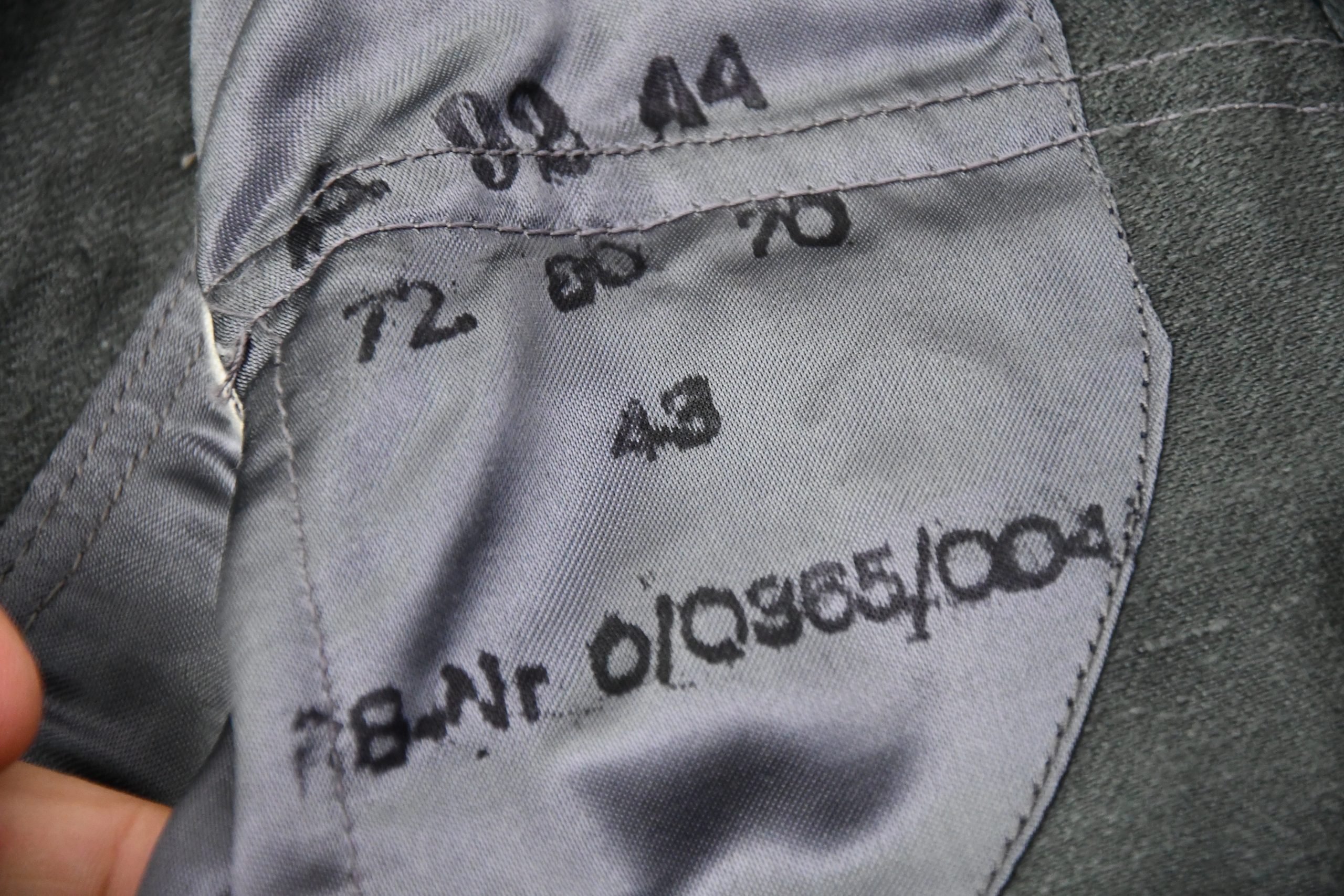 MINT M43 Luftwaffe field division Feldbluse in green hbt with RBNr. 1943 — image 12