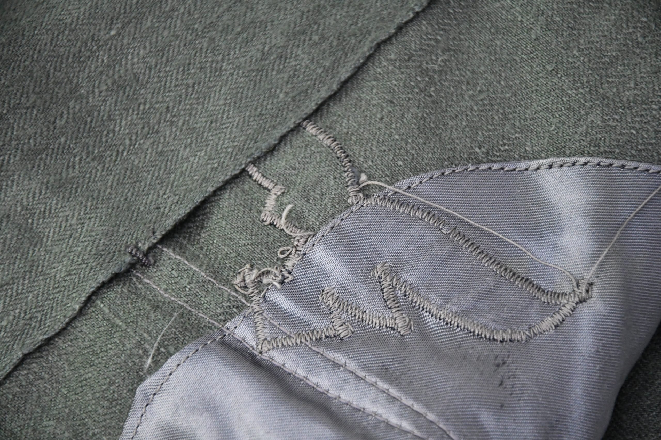 MINT M43 Luftwaffe field division Feldbluse in green hbt with RBNr. 1943 — image 14