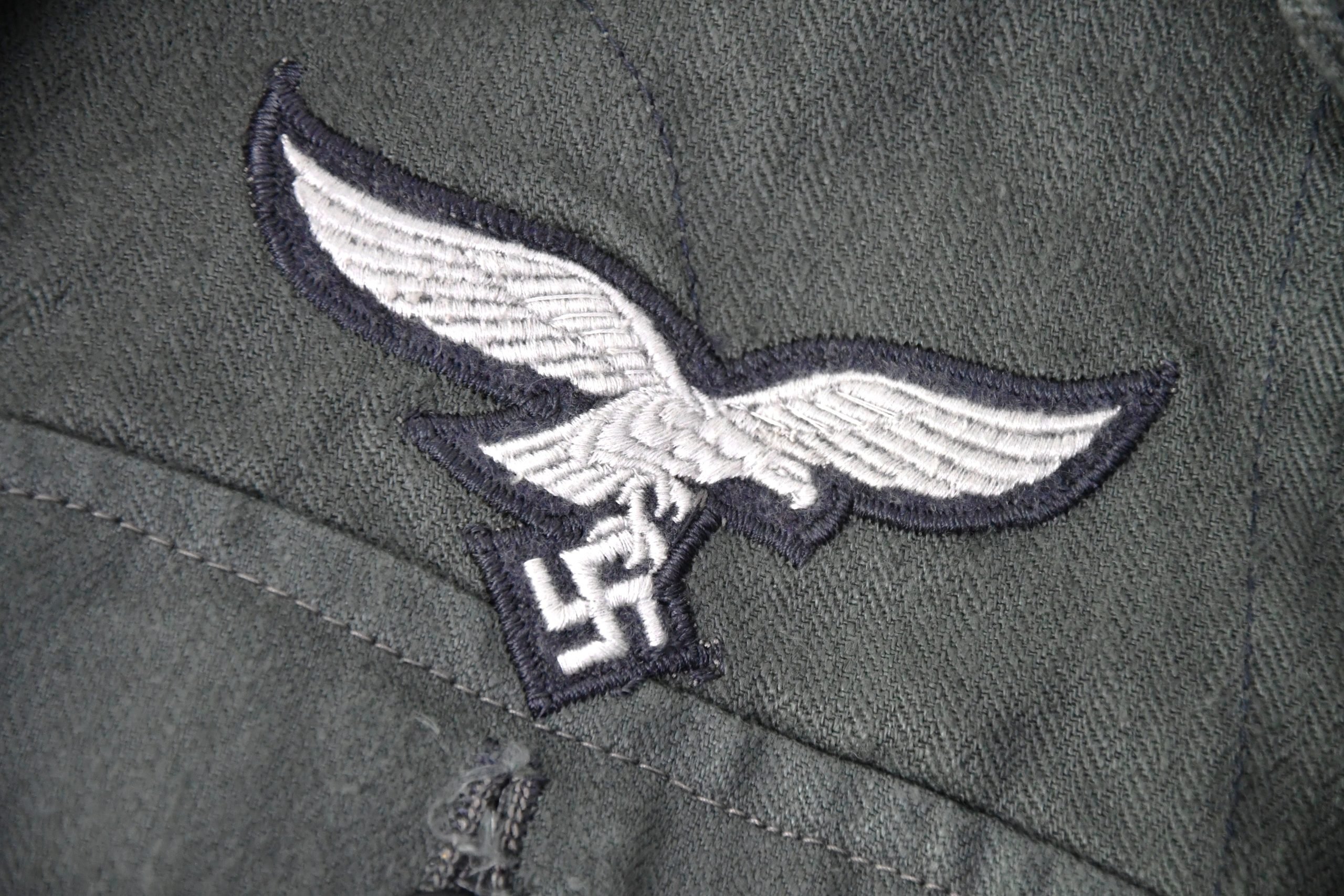 MINT M43 Luftwaffe field division Feldbluse in green hbt with RBNr. 1943 — image 4