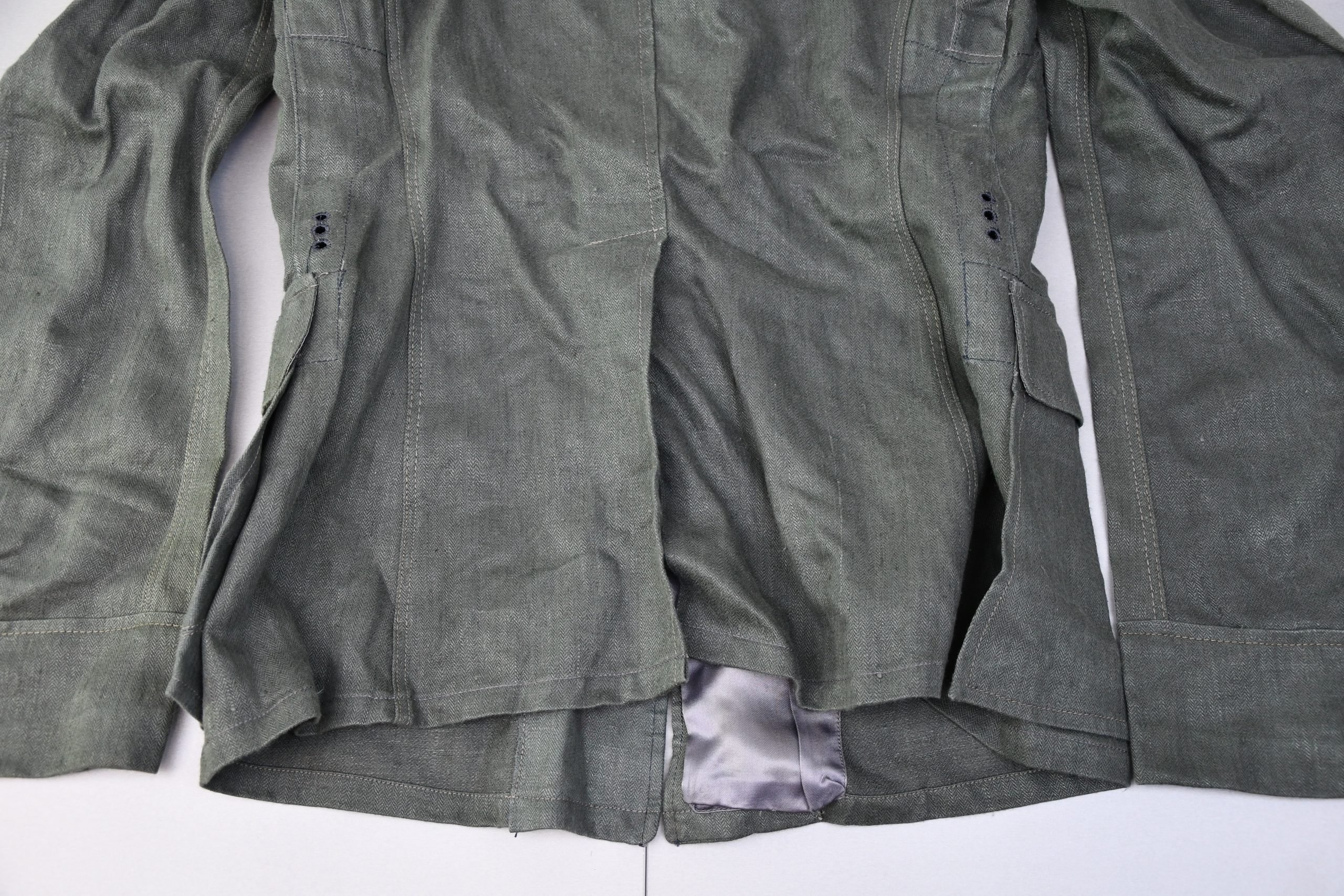 MINT M43 Luftwaffe field division Feldbluse in green hbt with RBNr. 1943 — image 8