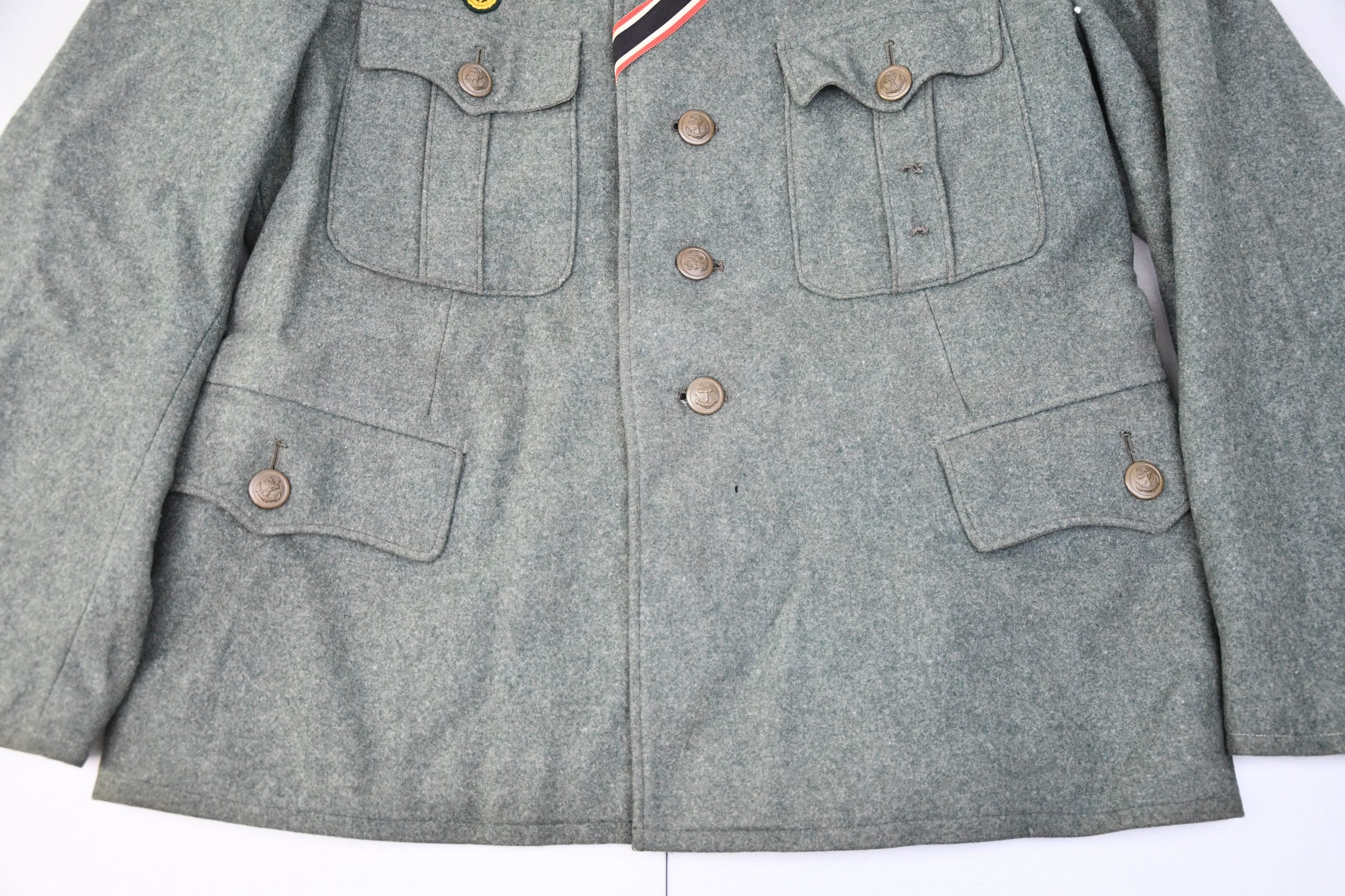 M40 Kriegsmarine coastal artillery 'Küstenartillerie' feldbluse for 'Oberfeldwebel' — image 3