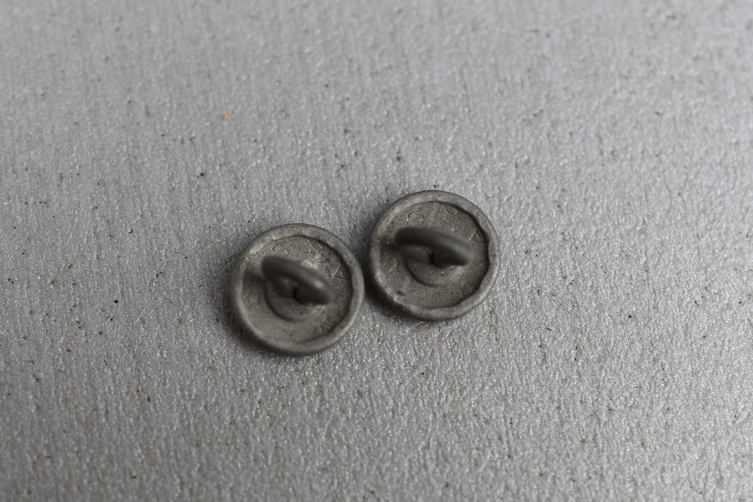 12mm M42/M43 officer field cap buttons by A.S — image 2