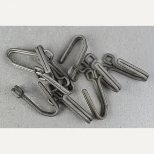Wehrmacht/SS aluminum belt support hooks for Feldbluse