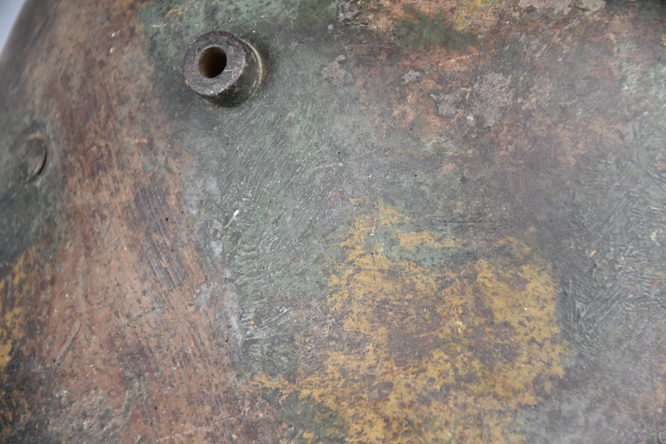 WW1 M16 German camouflage steel helmet E.T.66 — image 14