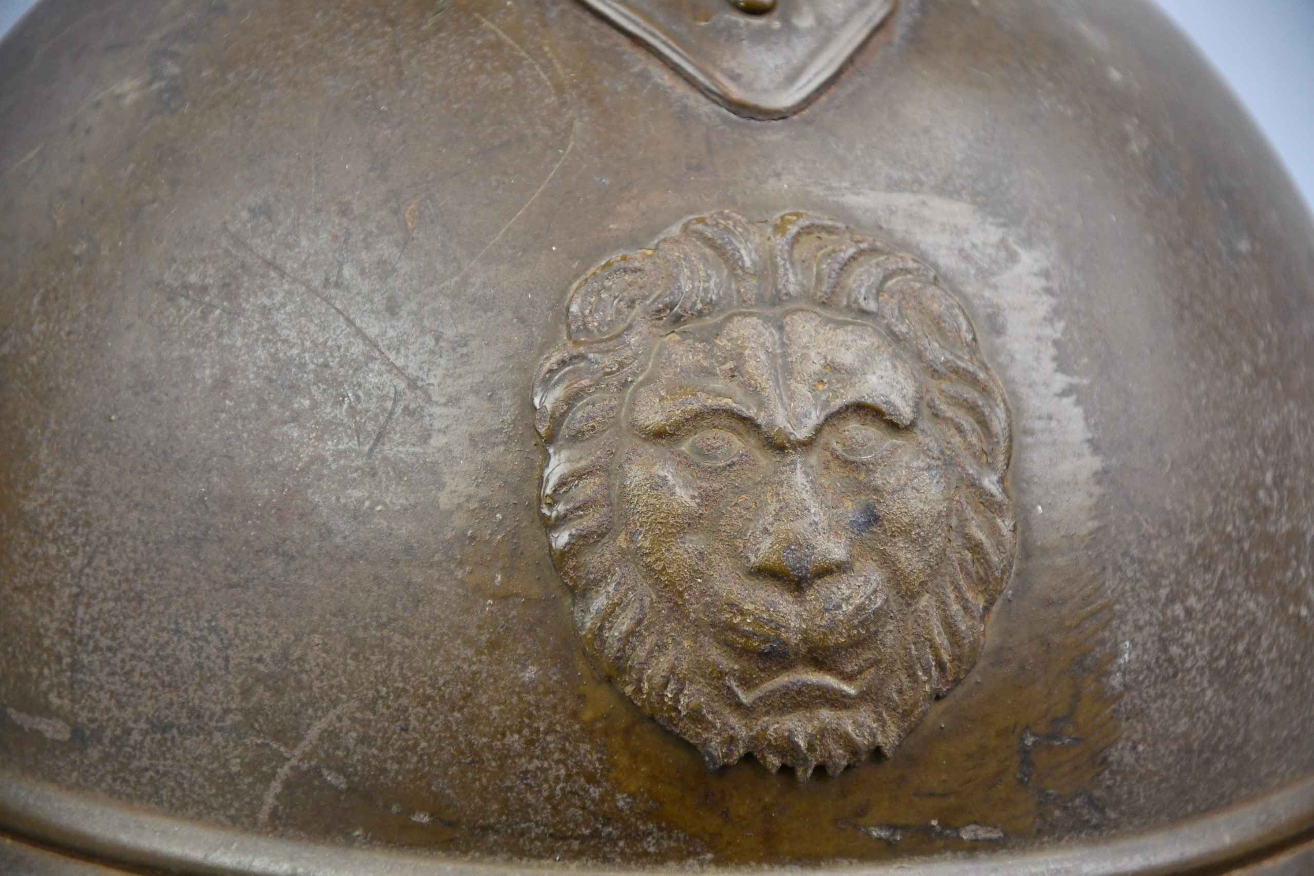 WW1 M1915 Belgian Adrian helmet named 'Govaerts Armand' — image 4