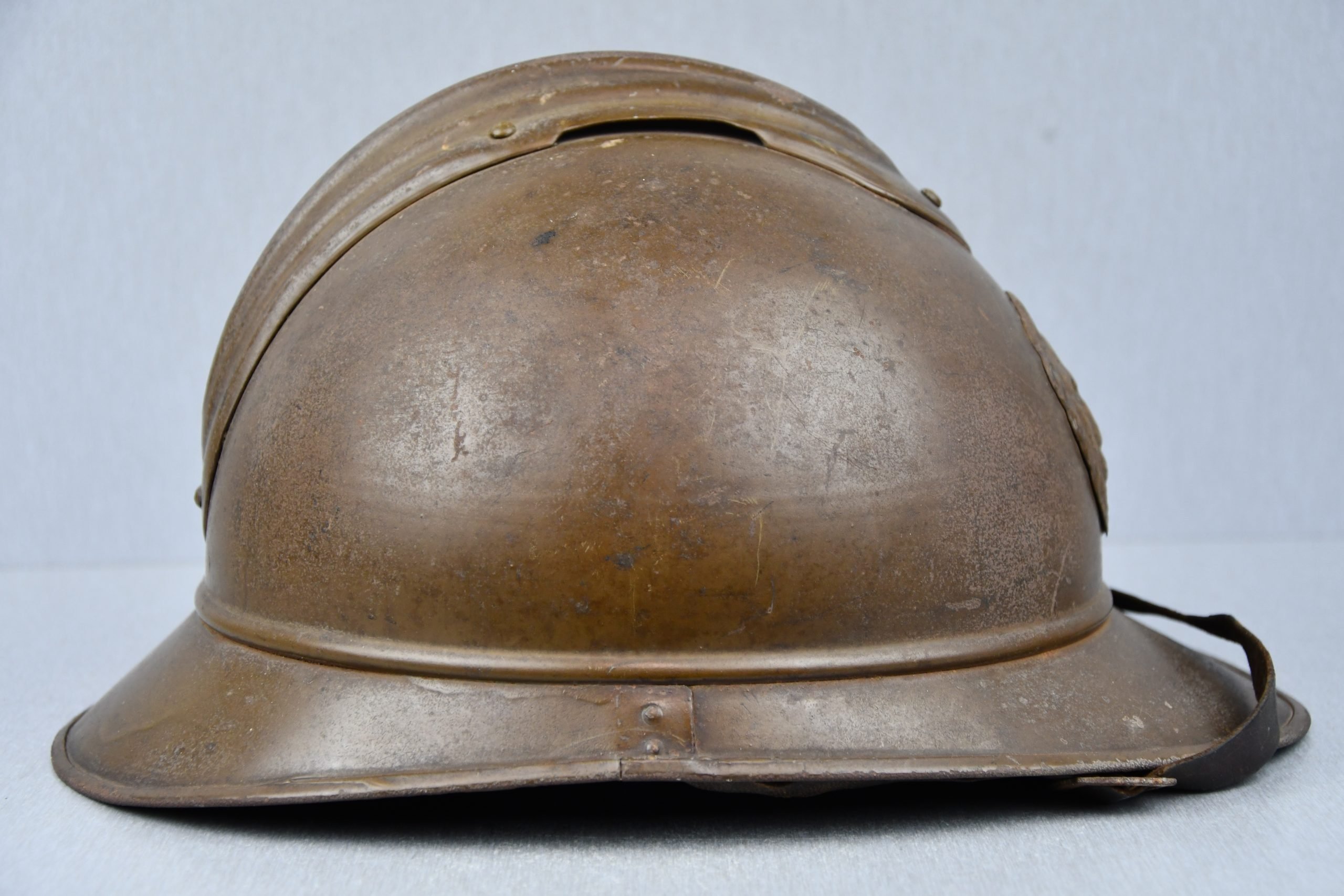 WW1 M1915 Belgian Adrian helmet named 'Govaerts Armand' — image 7