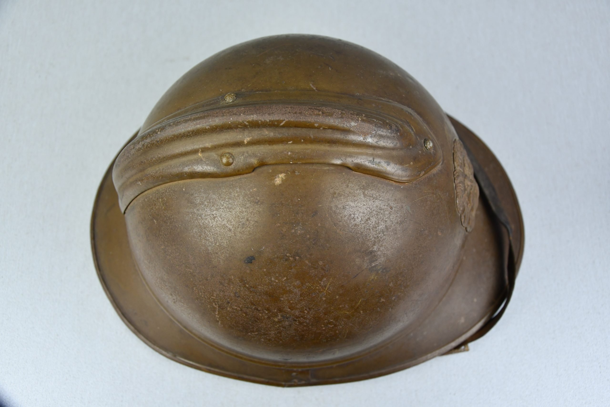 WW1 M1915 Belgian Adrian helmet named 'Govaerts Armand' — image 8