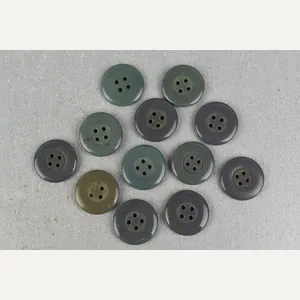 22mm Luftwaffe blue glass buttons