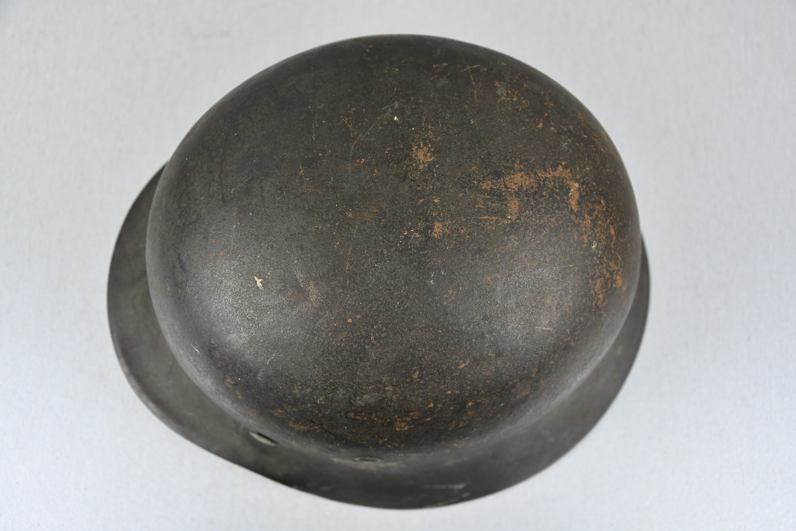 M40 army (Heer) single decal steel helmet EF64 named to Leutnant Potschke — image 6