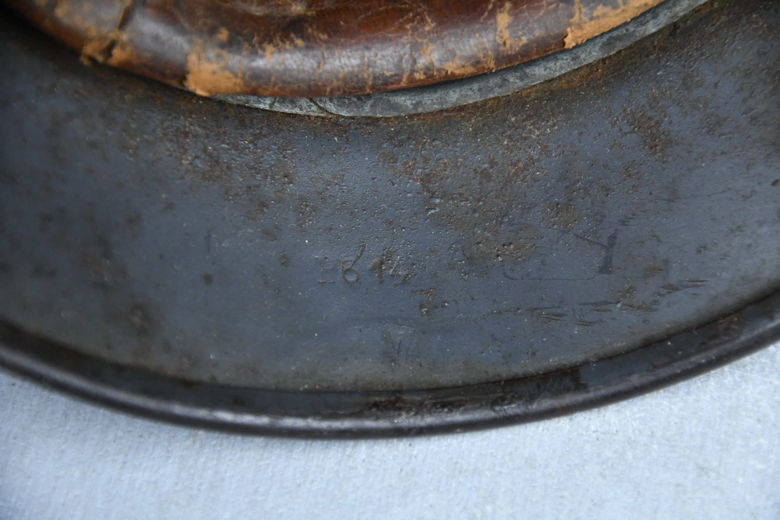 M40 Luftwaffe single decal steel helmet Q64 — image 14