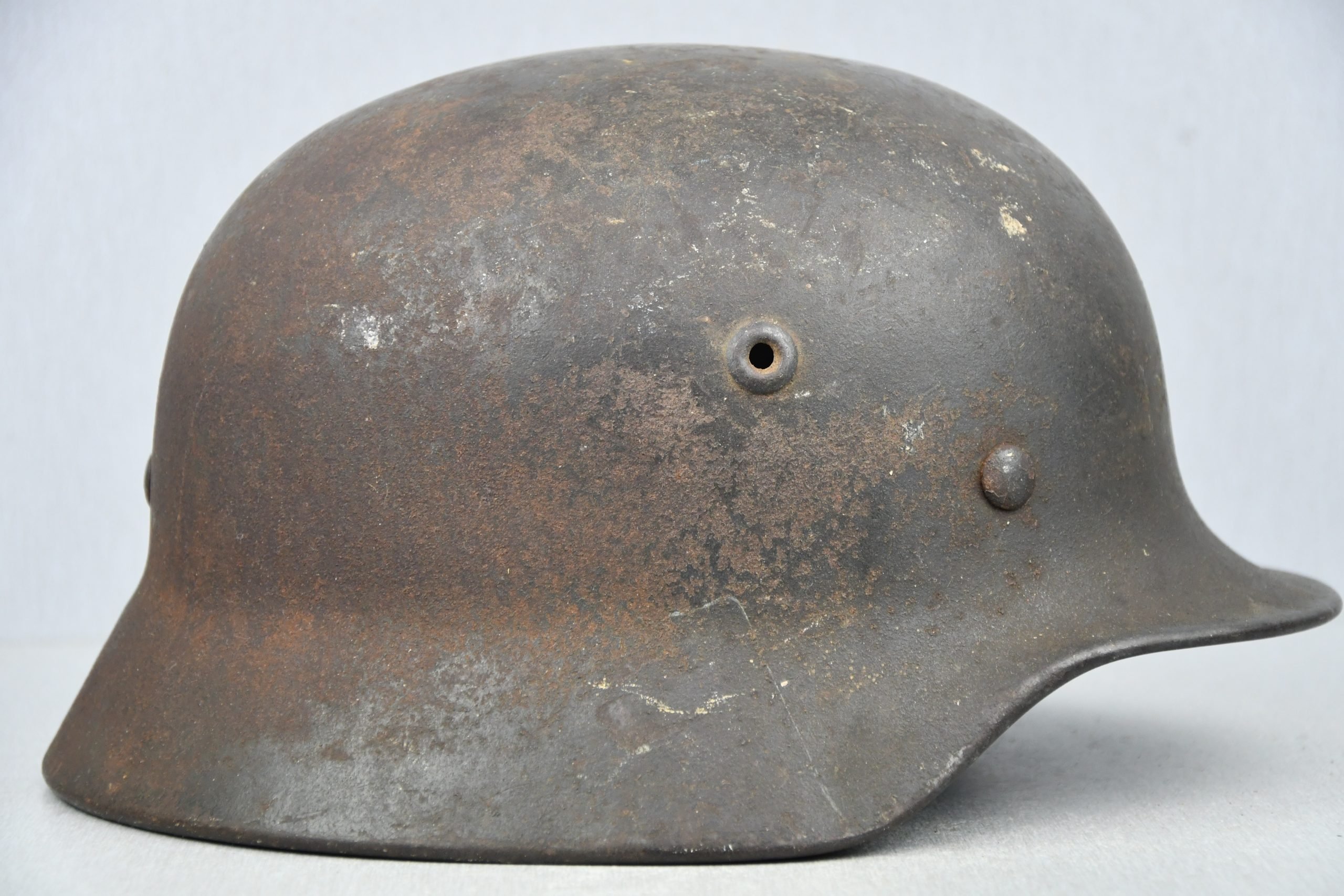 M40 Luftwaffe single decal steel helmet Q64 — image 4