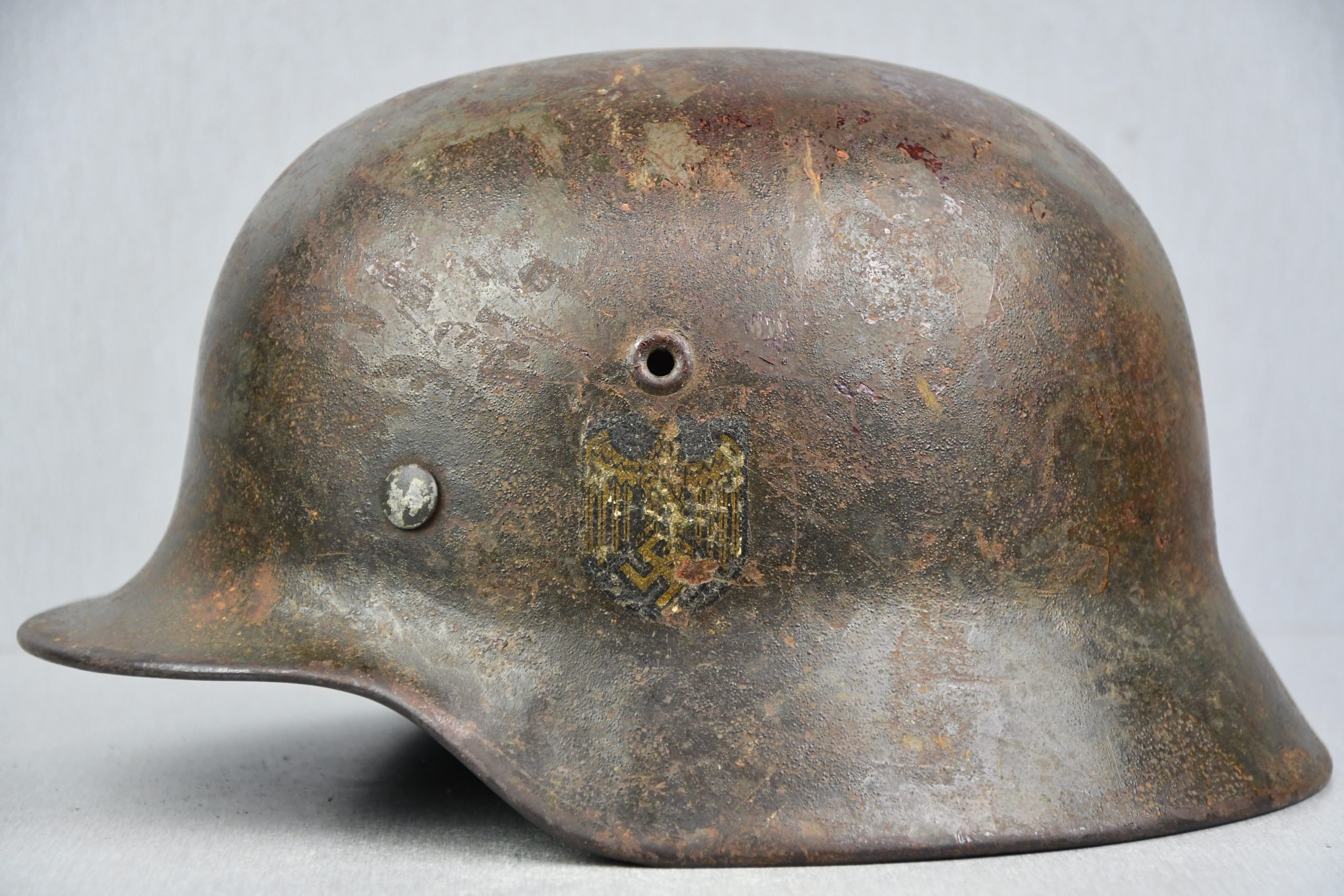 M40 Kriegsmarine single decal steel helmet ET64