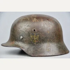 M40 Kriegsmarine single decal steel helmet ET64