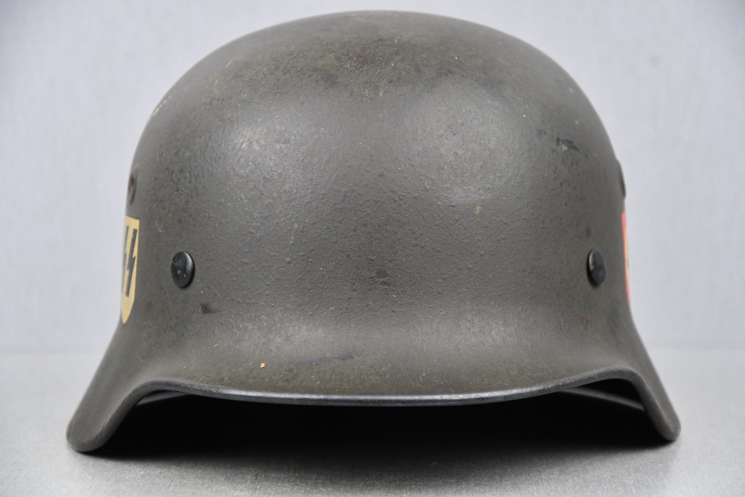 M40 Waffen-SS steel helmet Q64 1944 (fake decals!) — image 3