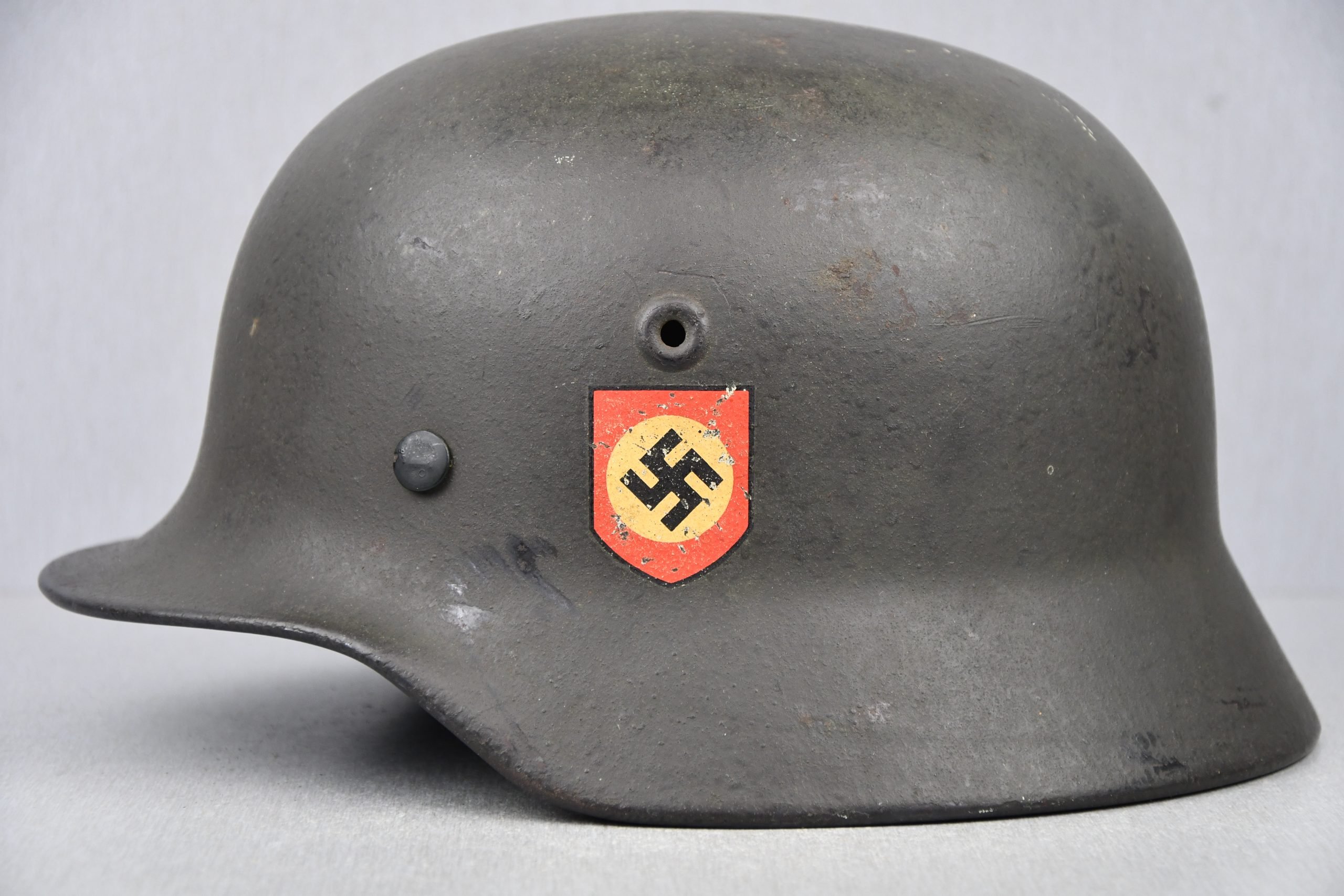 M40 Waffen-SS steel helmet Q64 1944 (fake decals!) — image 4