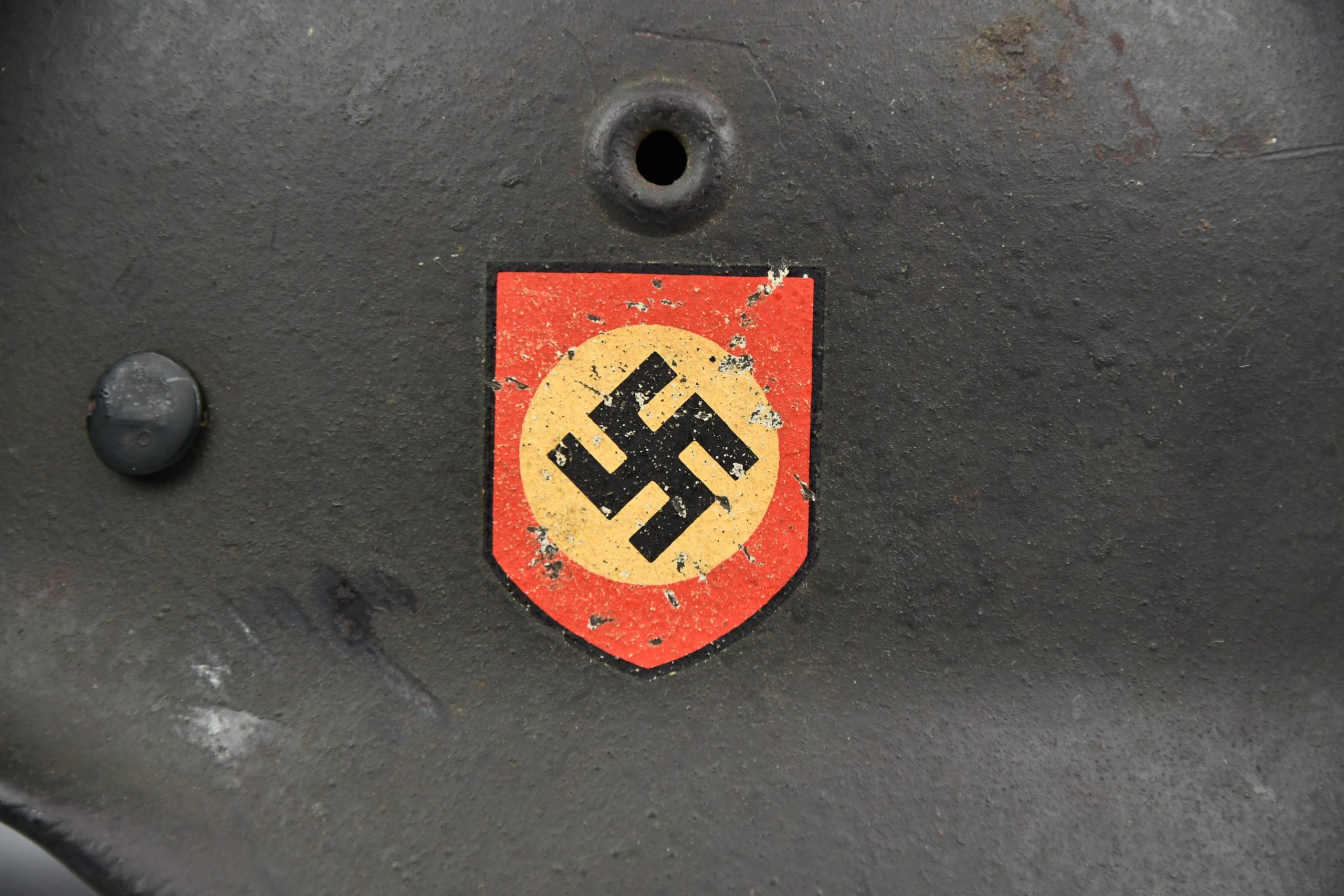 M40 Waffen-SS steel helmet Q64 1944 (fake decals!) — image 5