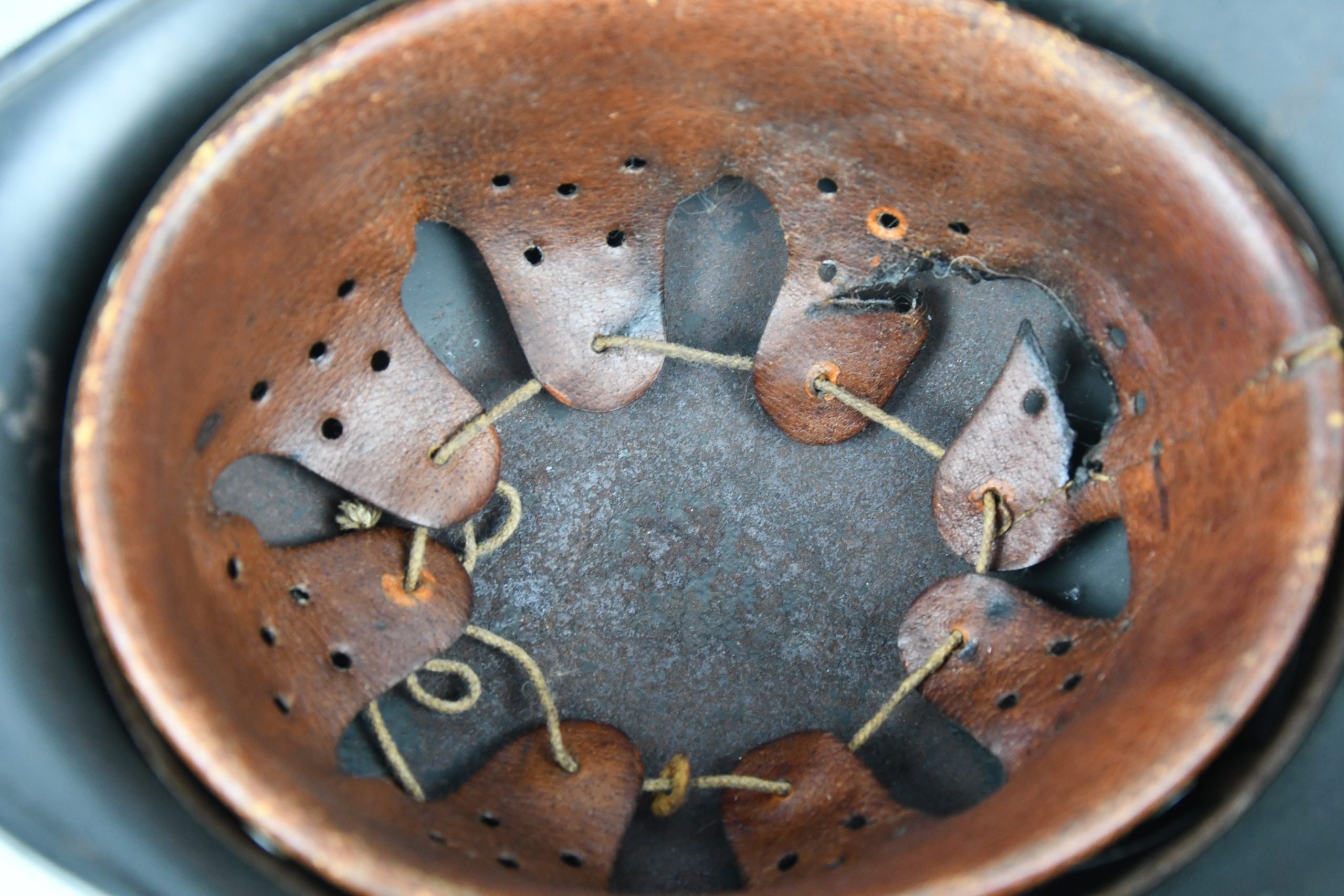 M40 Waffen-SS steel helmet Q64 1944 (fake decals!) — image 9