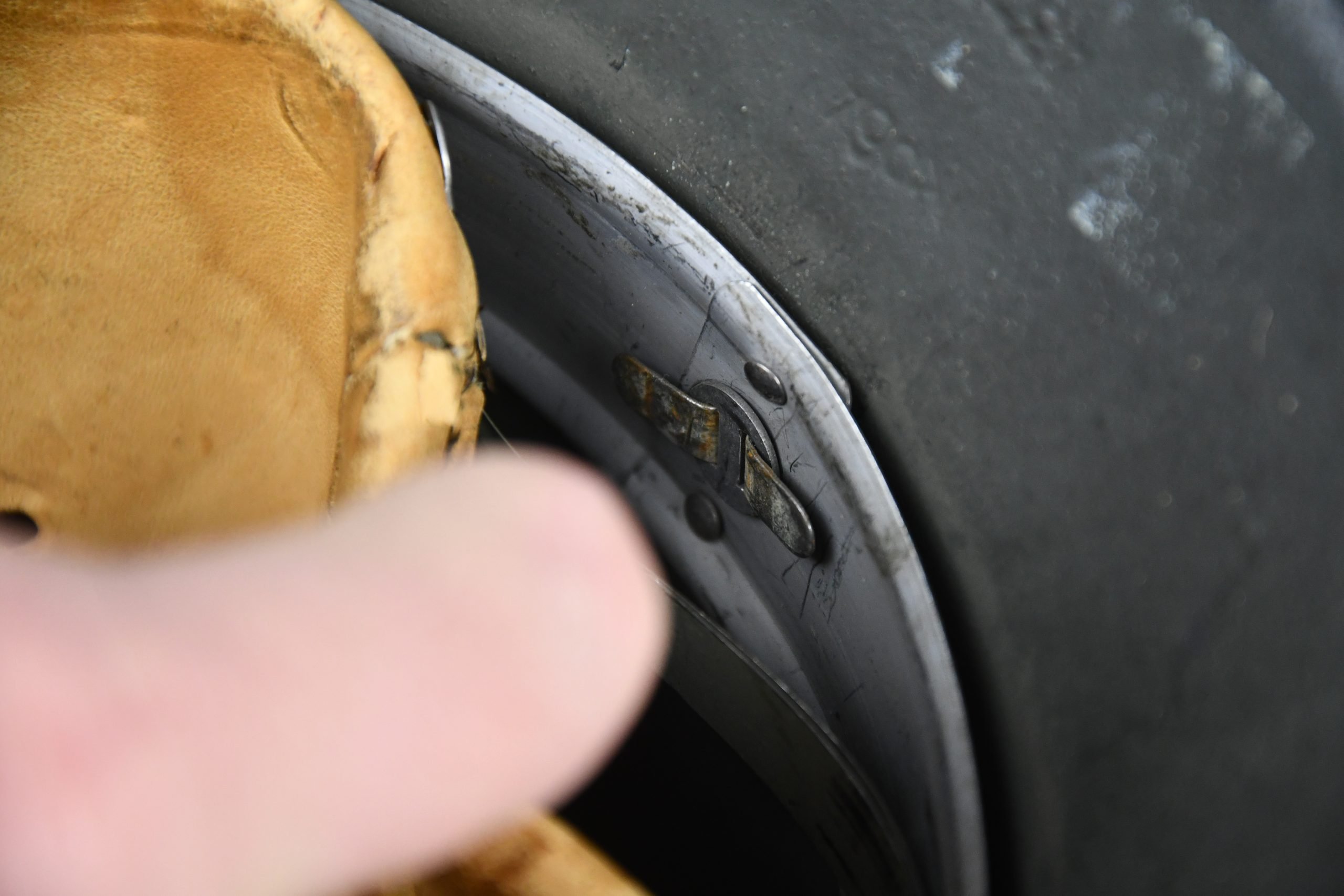 M42 Waffen-SS steel helmet hkp64 1943 (fake decals!) — image 15