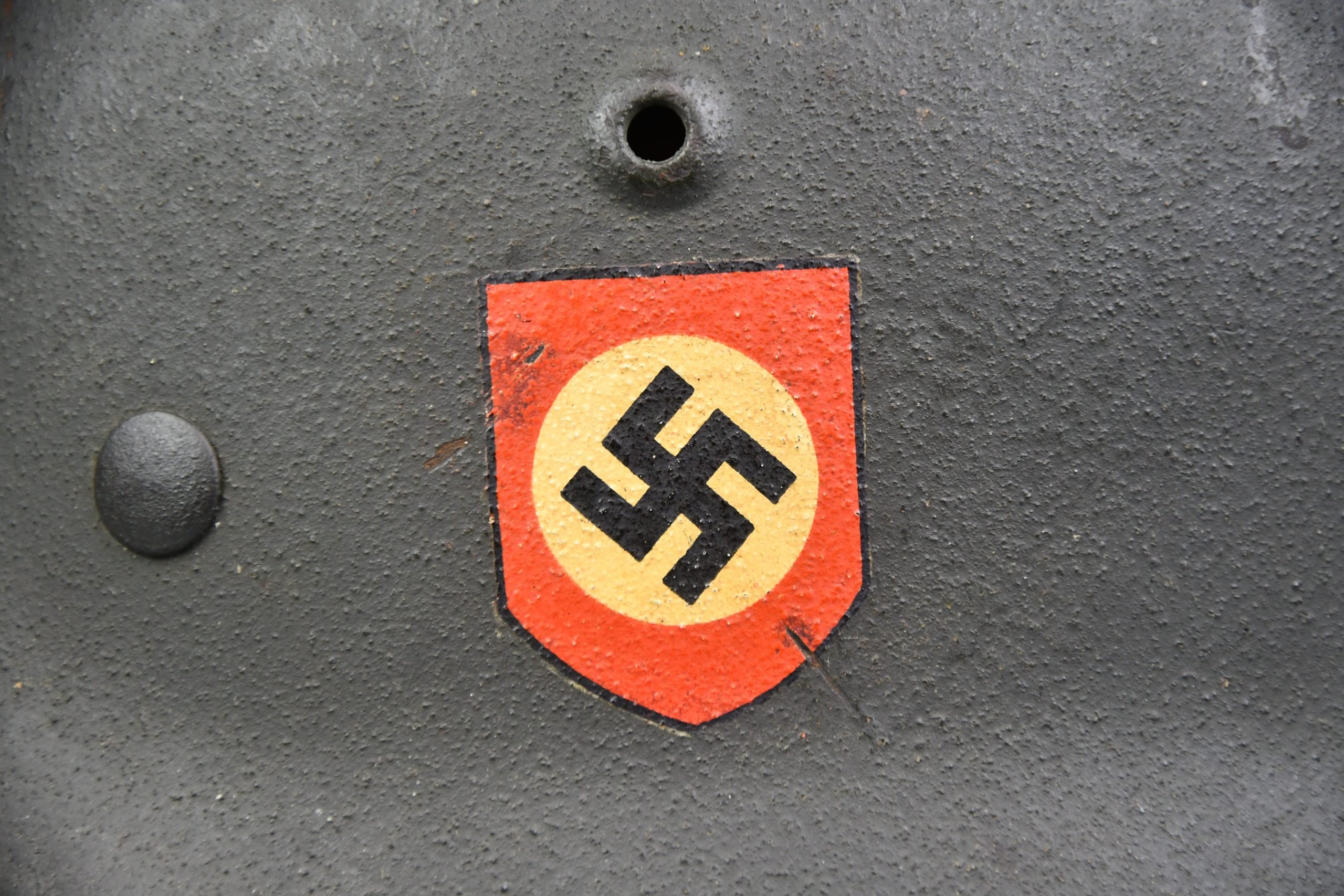 M42 Waffen-SS steel helmet hkp64 1943 (fake decals!) — image 5