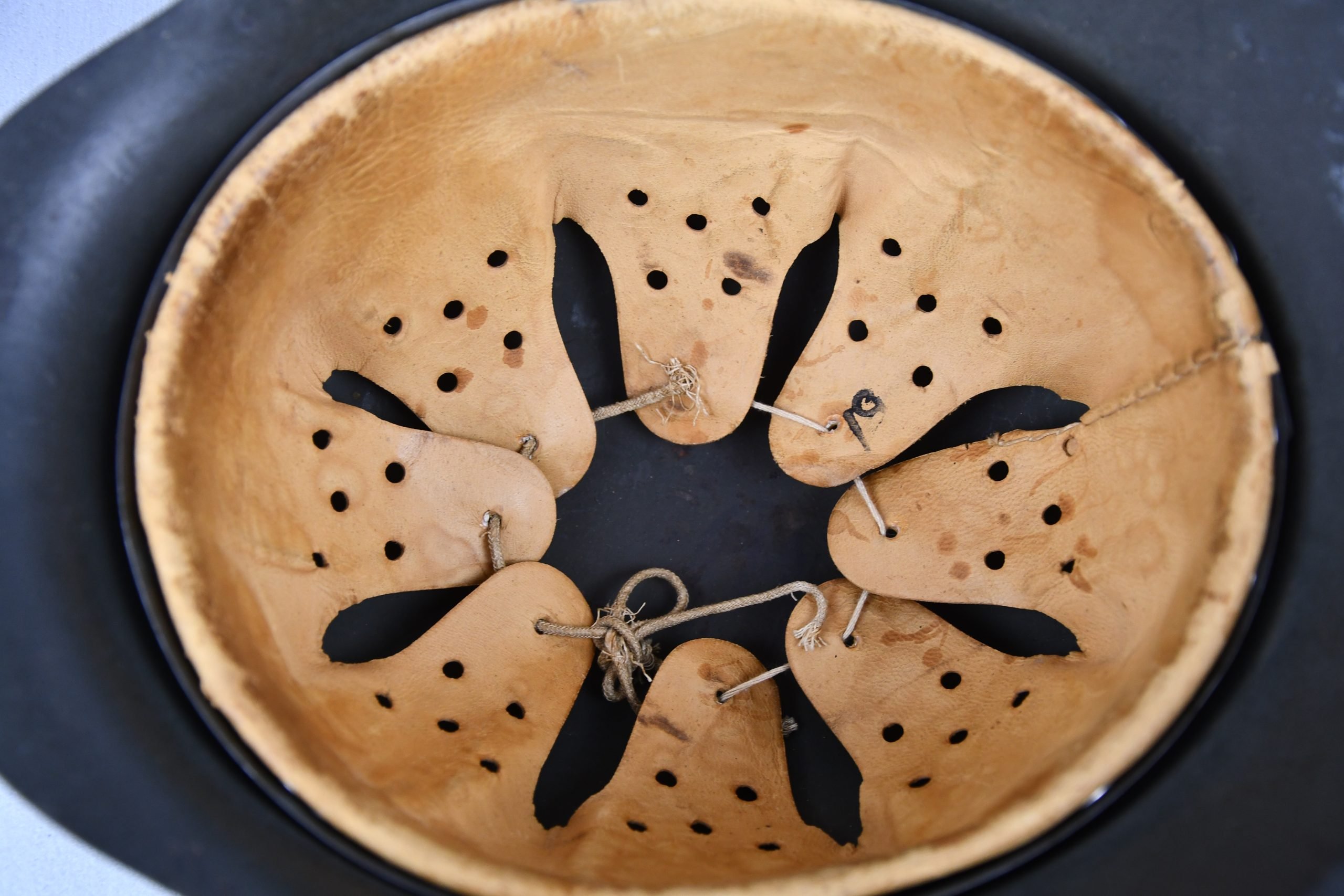 M42 Waffen-SS steel helmet hkp64 1943 (fake decals!) — image 9