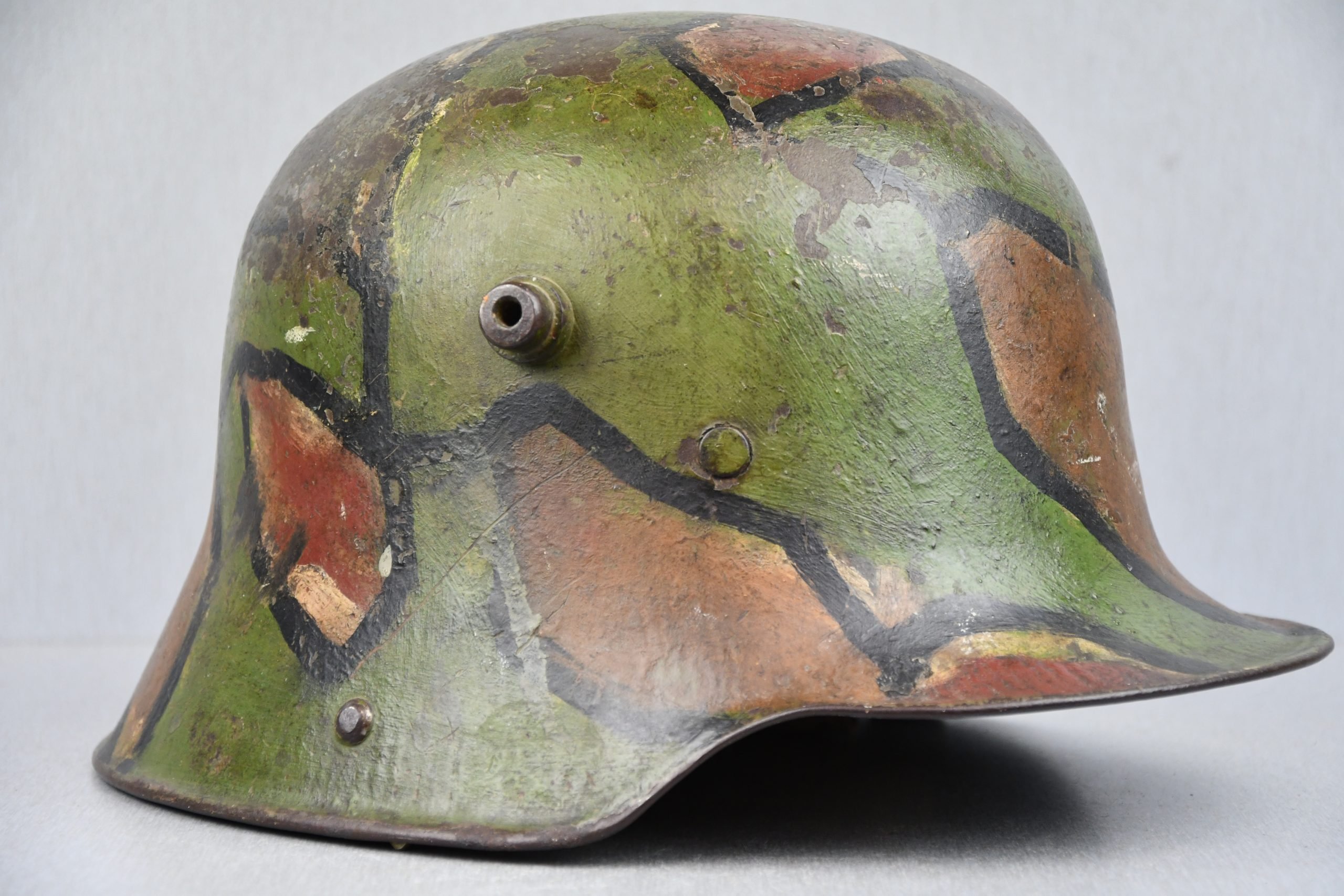 WW1 Germann M16 'Mimikri' camouflage helmet G62 — image 4