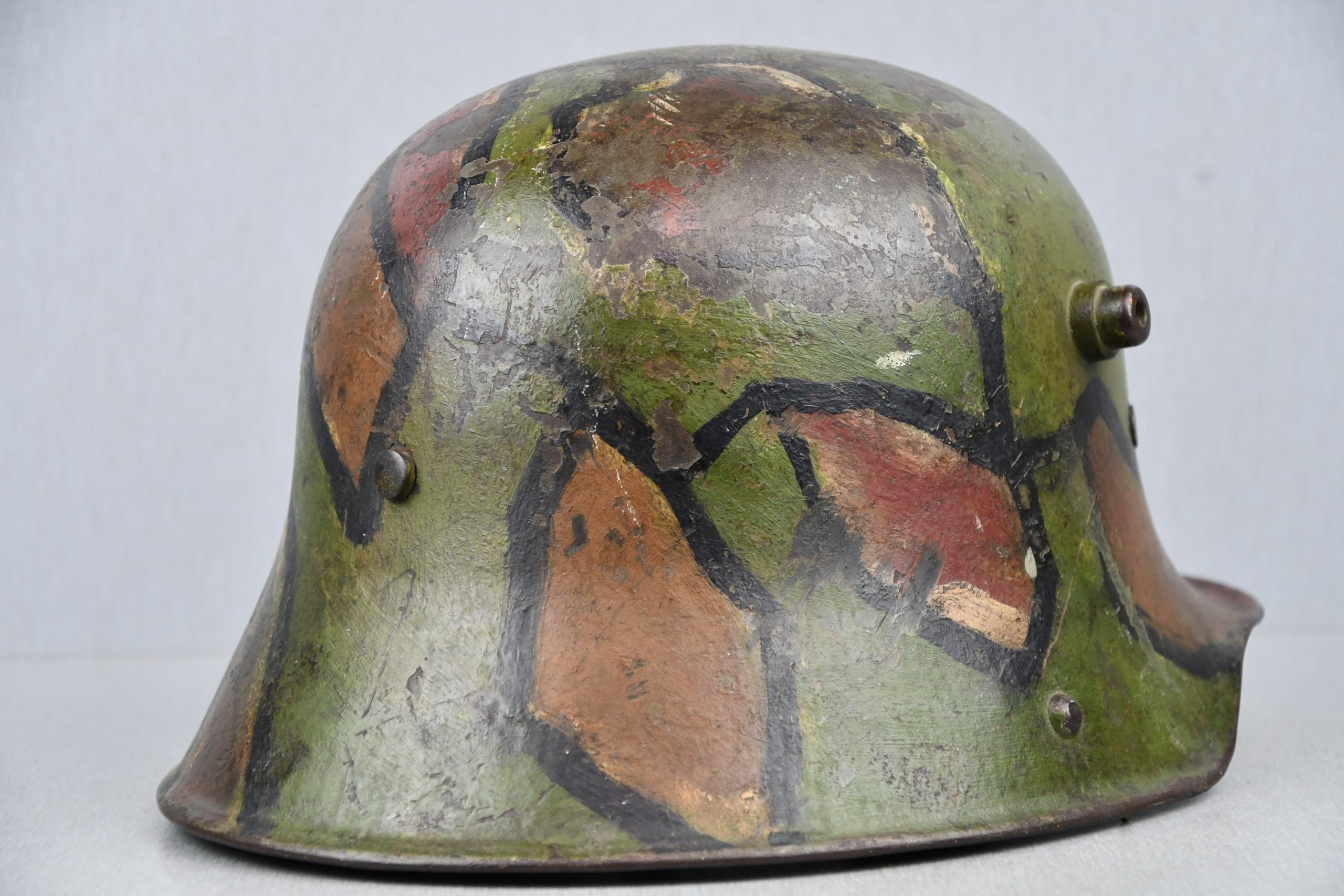 WW1 Germann M16 'Mimikri' camouflage helmet G62 — image 6