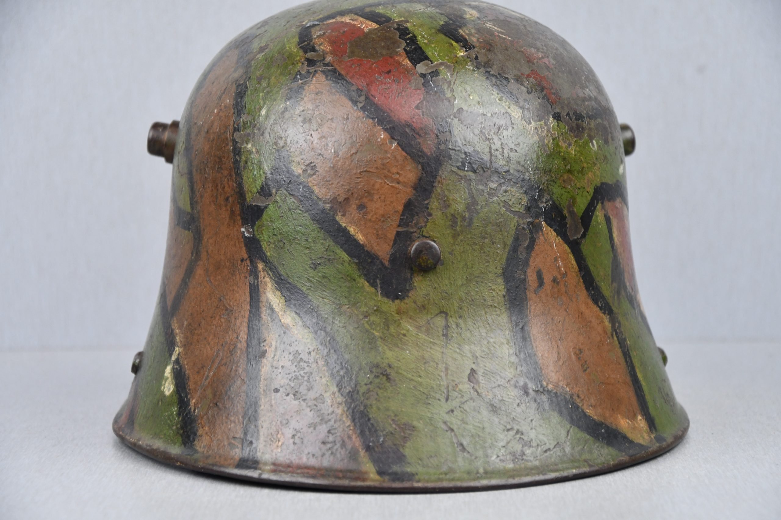 WW1 Germann M16 'Mimikri' camouflage helmet G62 — image 7