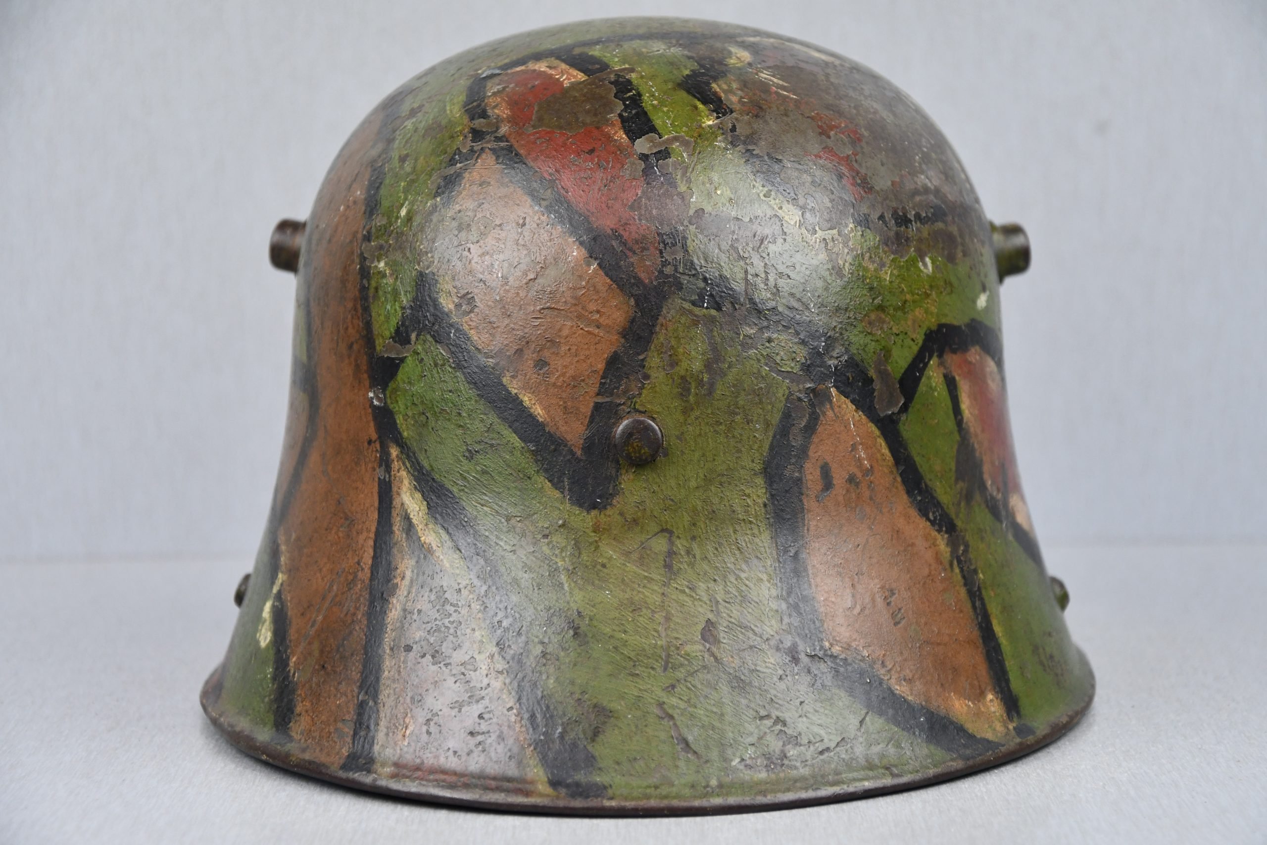 WW1 Germann M16 'Mimikri' camouflage helmet G62 — image 8