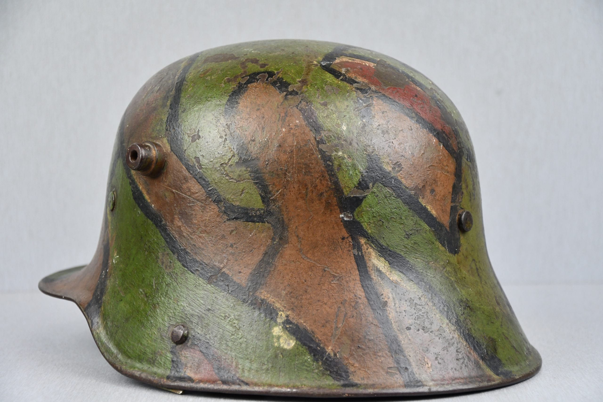 WW1 Germann M16 'Mimikri' camouflage helmet G62 — image 9