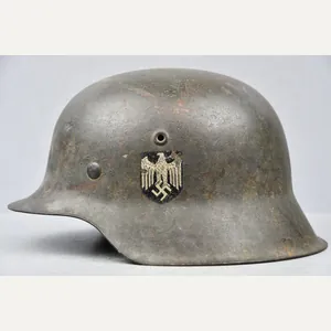 M42 army (Heer) single decal steel helmet ET62