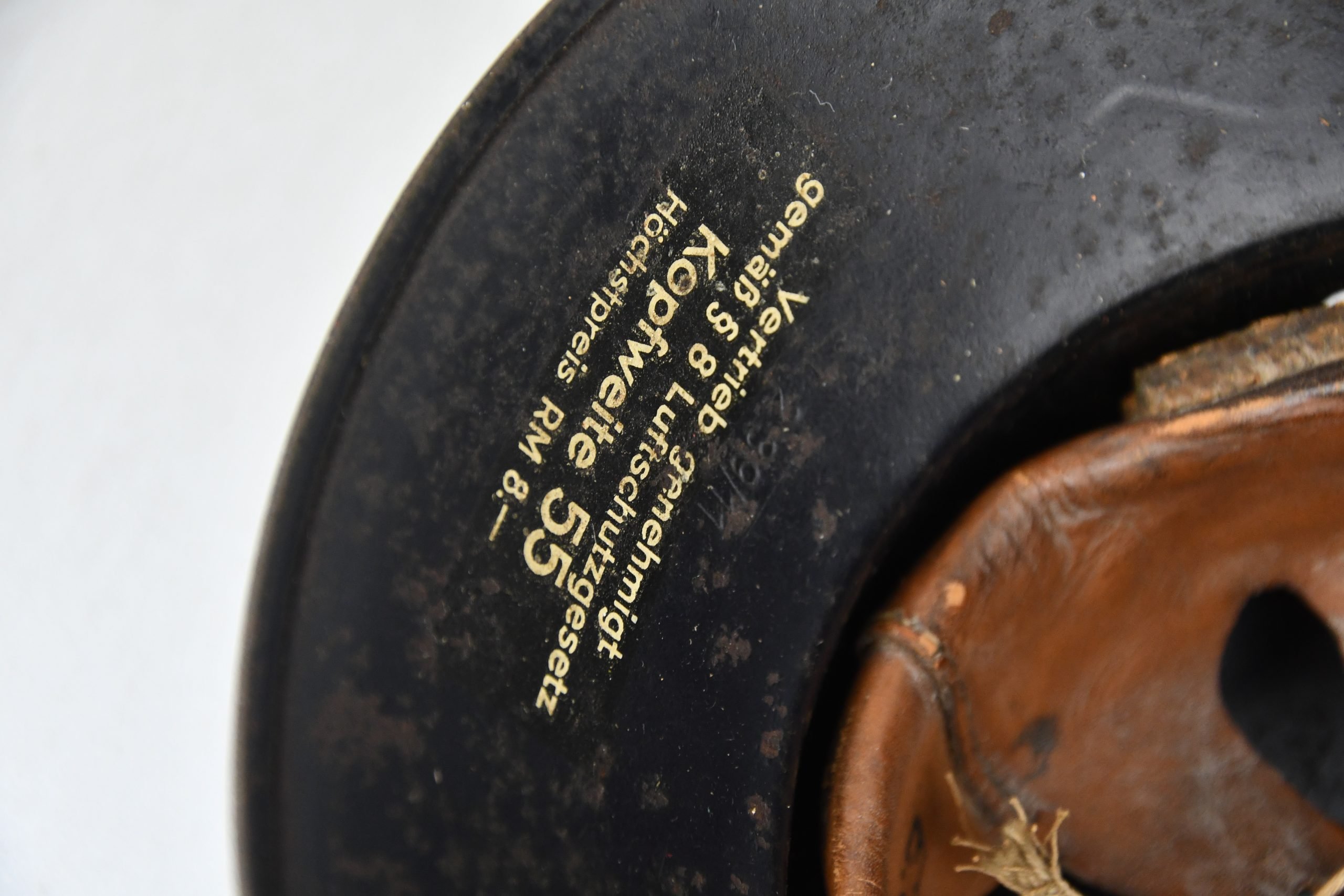 M38 Luftschutz 'Gladiator' three piece steel helmet — image 10