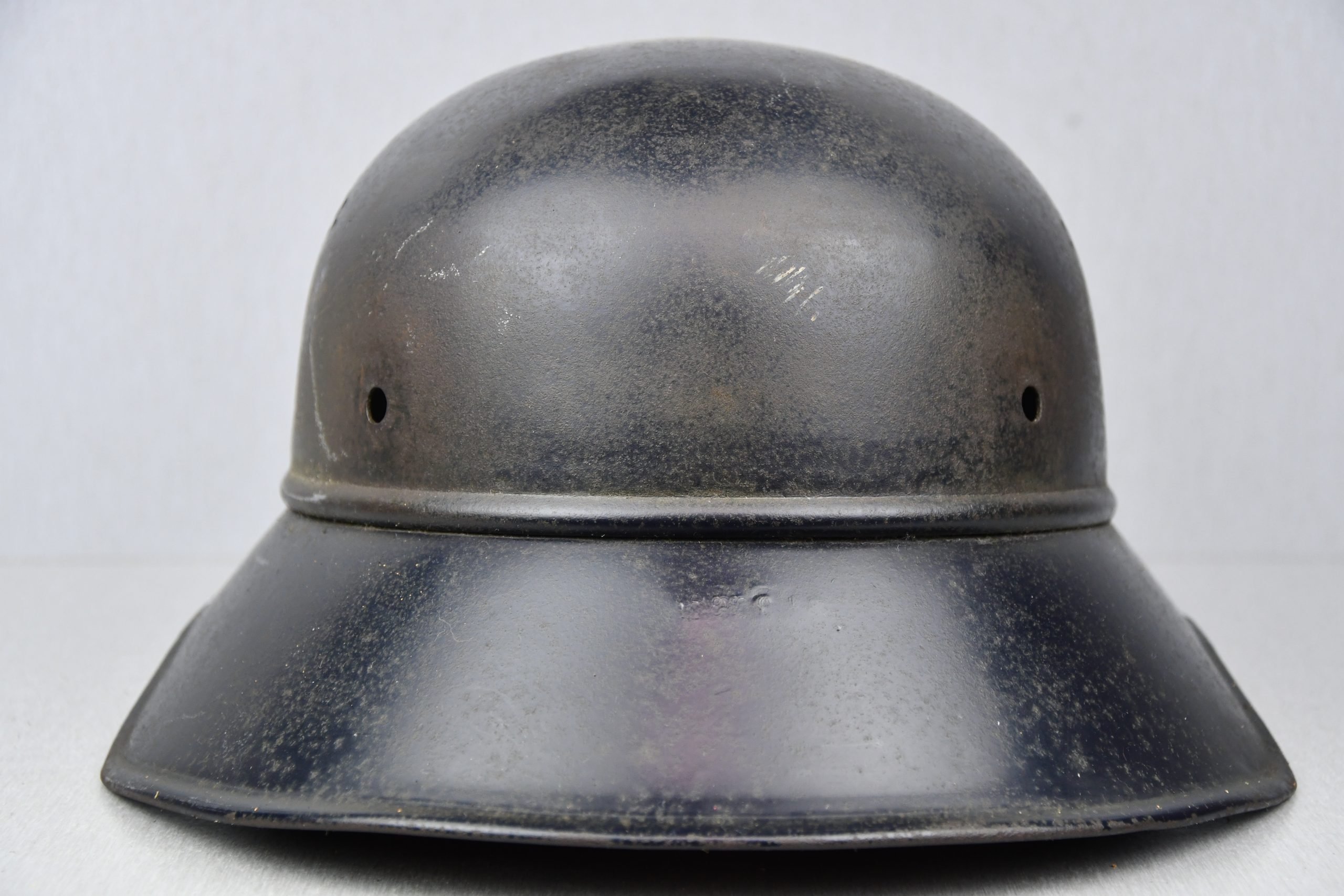 M38 Luftschutz 'Gladiator' three piece steel helmet — image 5