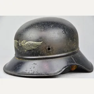M38 Luftschutz 'Gladiator' three piece steel helmet