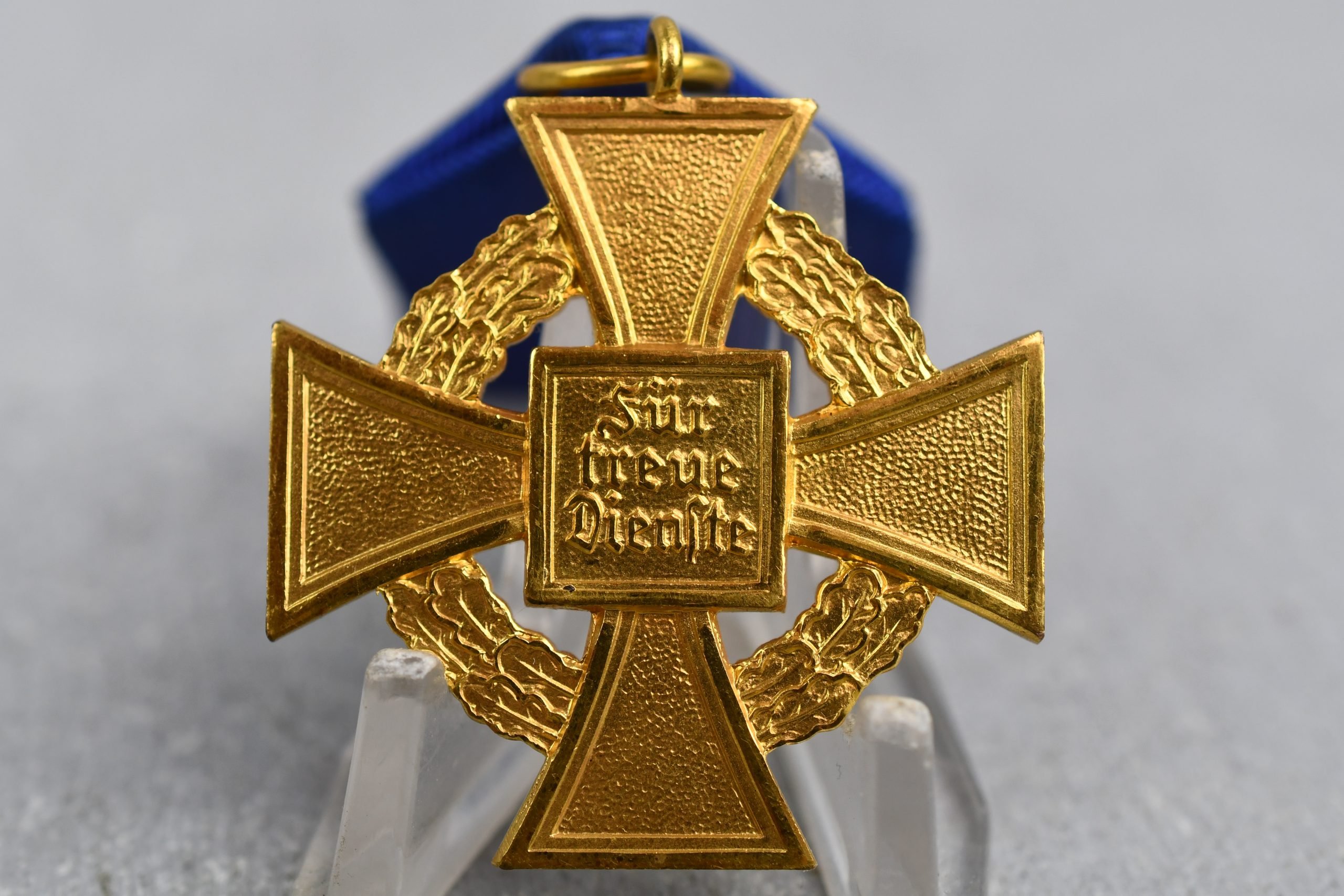 German gold 40 years faithful service medal — image 2